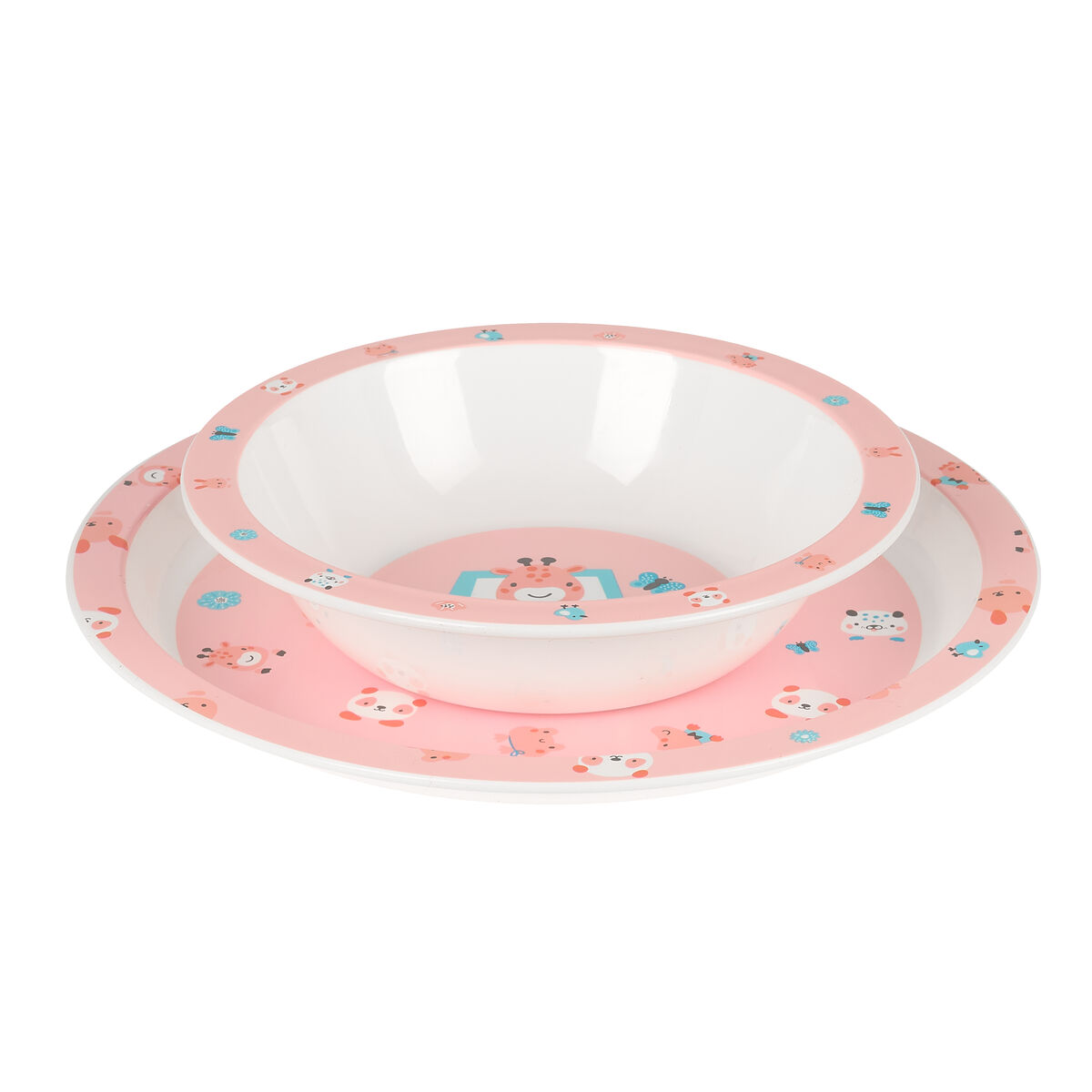 Set de veselă pentru copii Safta Jirafa Poliester 26 x 26 x 9 cm