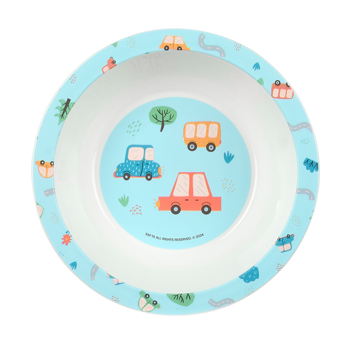 Set de veselă pentru copii Safta Coches Poliester 26 x 26 x 9 cm