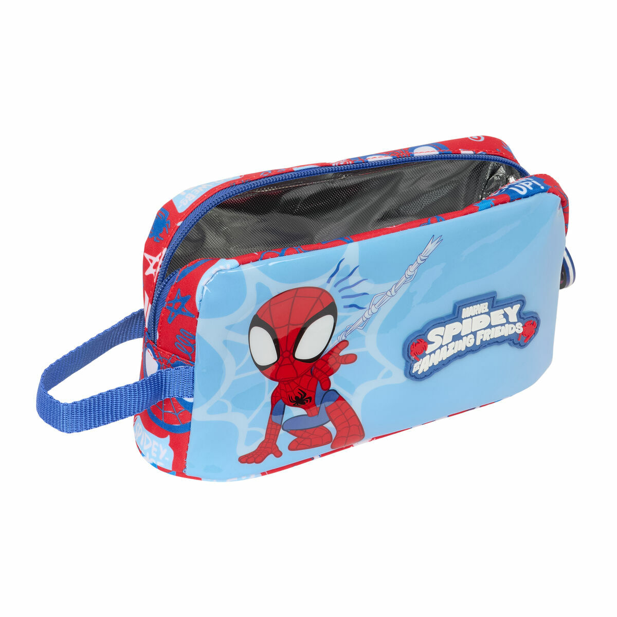 Geantă Termoizolantă pentru Gustări Spider-Man Rescue Albastru Roșu 21,5 x 12 x 6,5 cm