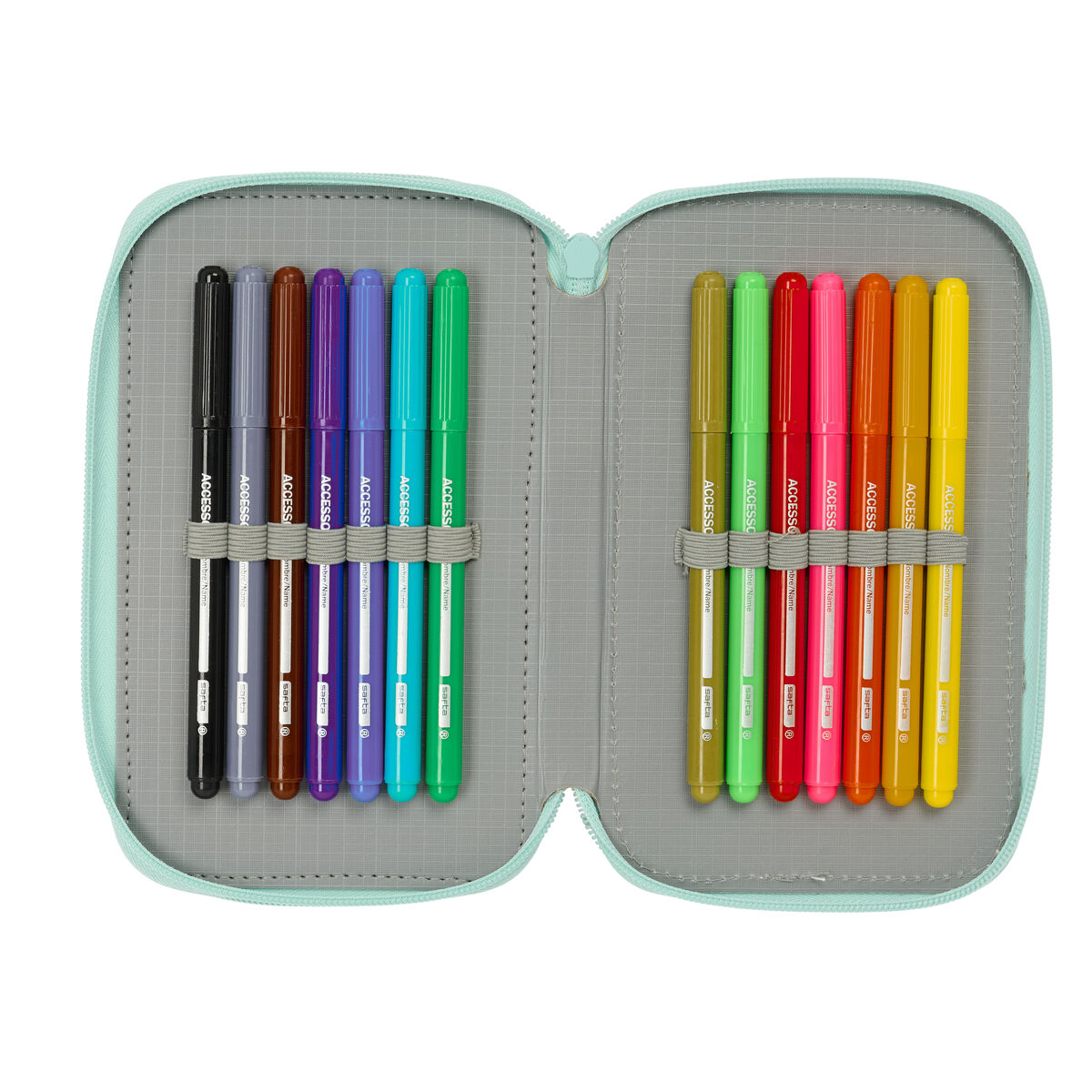 Penar cu Accesorii Disney Albastru 12,5 x 19,5 x 5,5 cm 37 Piese