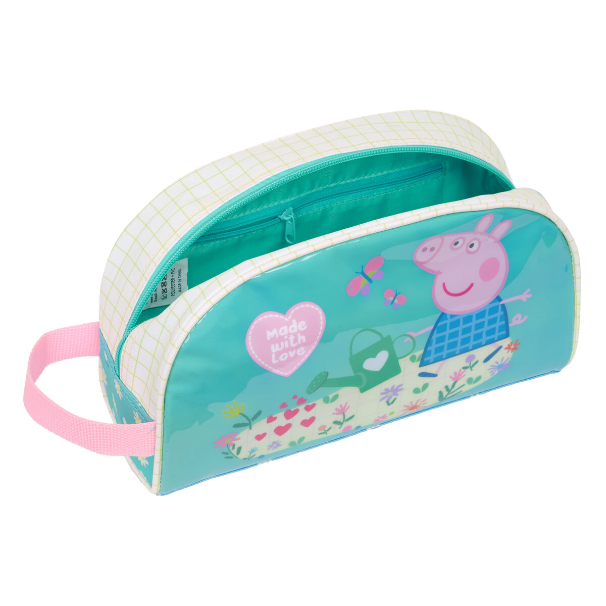 Trusă de Voiaj Peppa Pig Pretty flowers Galben Mentă 26 x 16 x 9 cm