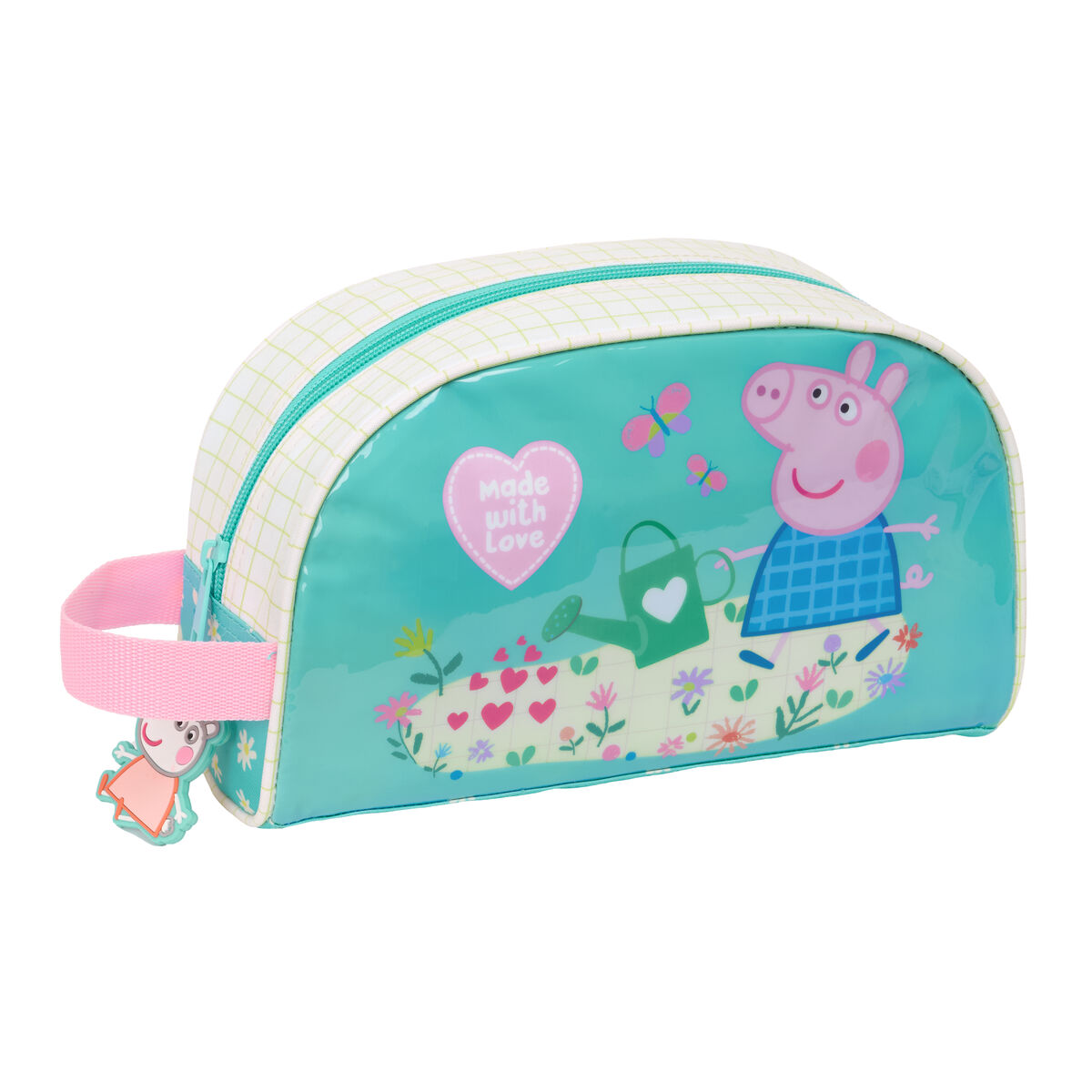 Trusă de Voiaj Peppa Pig Pretty flowers Galben Mentă 26 x 16 x 9 cm