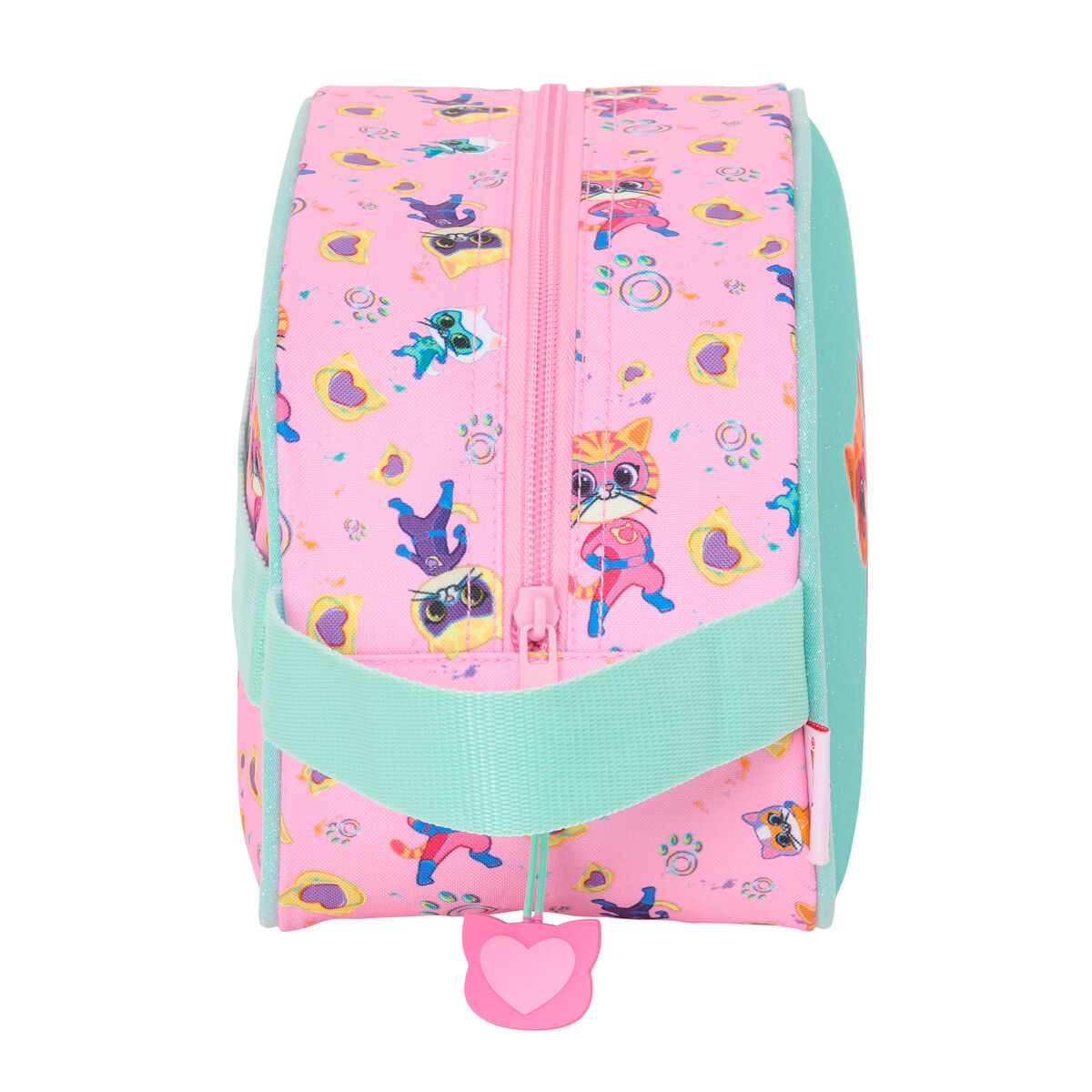 Trusă de Voiaj SuperKitties Roz Turquoise 26 x 15 x 12 cm