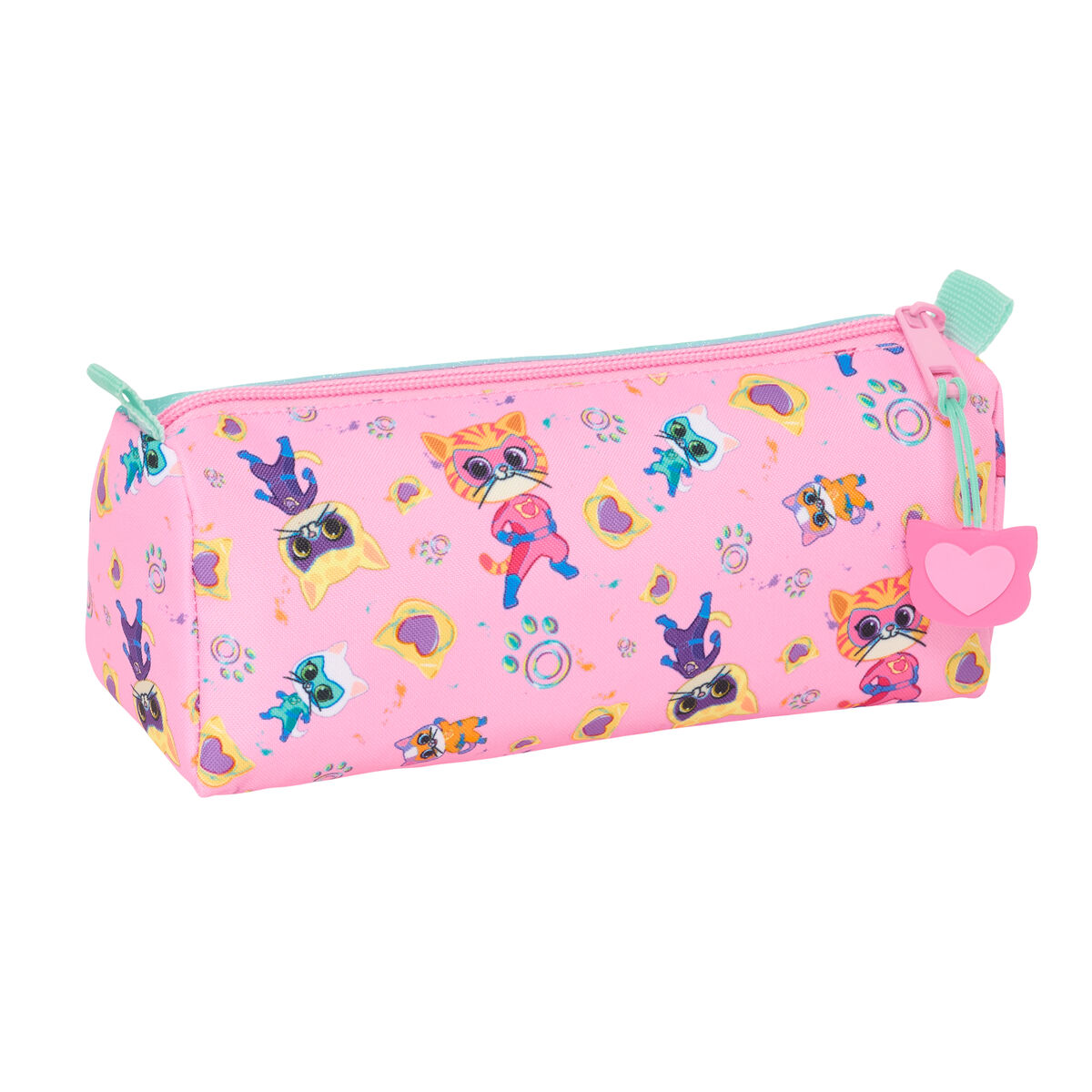 Geantă Universală SuperKitties Roz Turquoise 21 x 8 x 7 cm