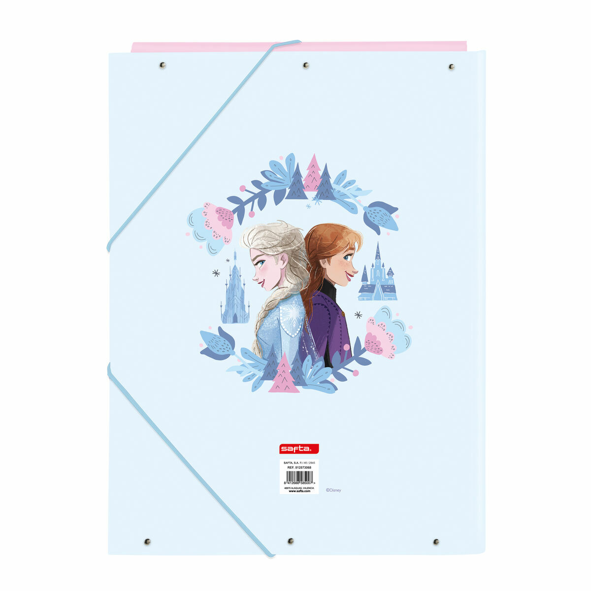 Biblioraft Frozen Ice magic Albastru A4 26 x 33.5 x 2.5 cm