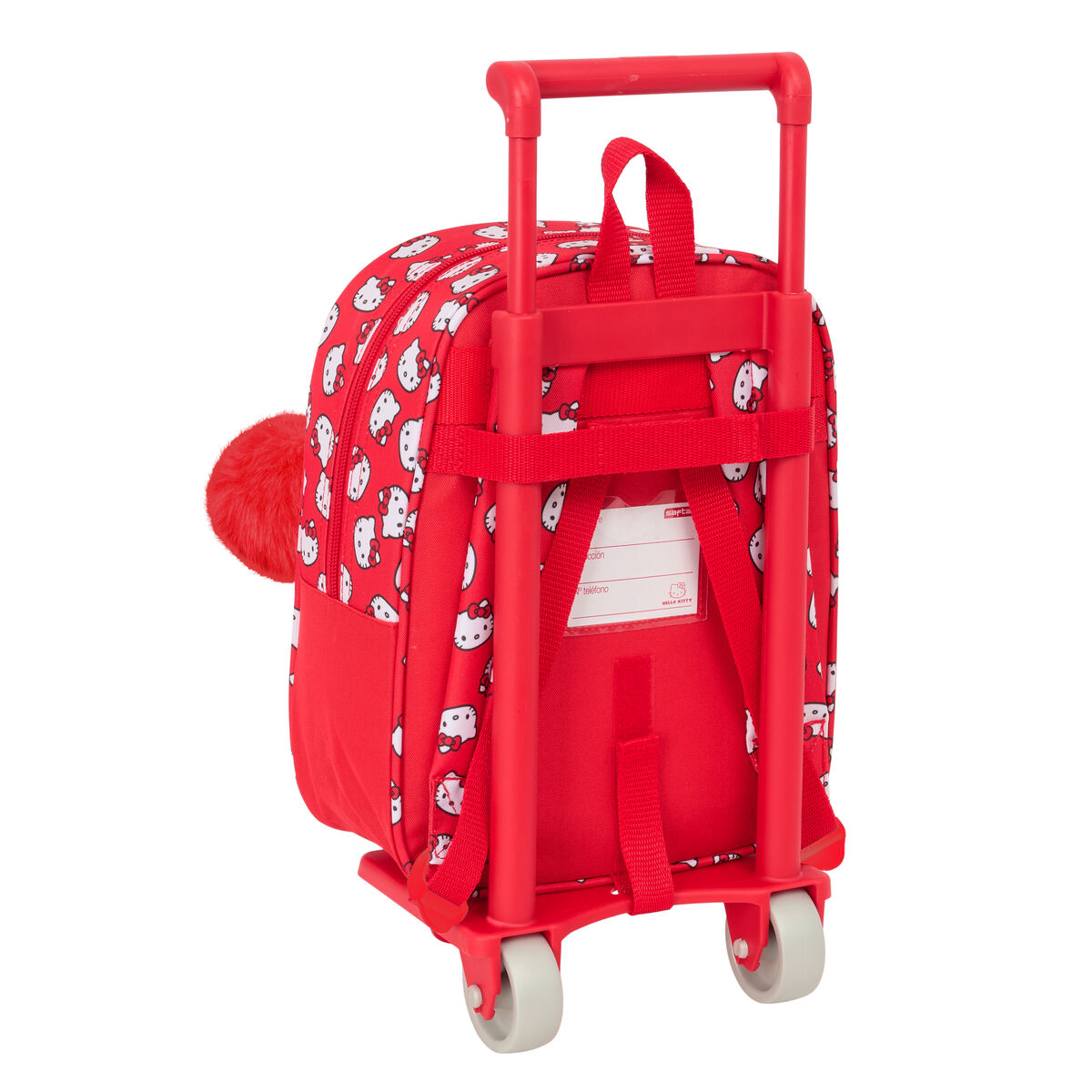 Ghiozdan Hello Kitty Iconic Alb Roșu 22 x 27 x 10 cm