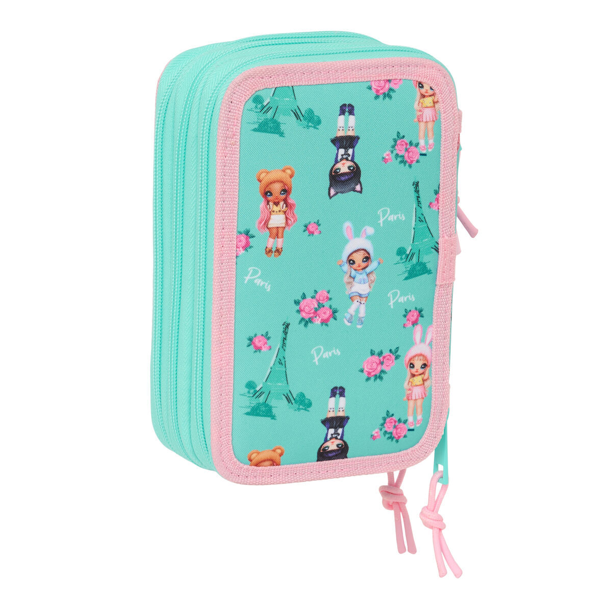 Penar Triplu Na!Na!Na! Surprise Bunny Roz Turquoise 12,5 x 19,5 x 5,5 cm 37 Piese