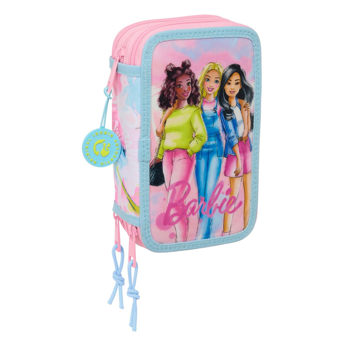 Penar cu Accesorii Barbie Painterly Roz Albastru celest 12,5 x 19,5 x 5,5 cm 37 Piese