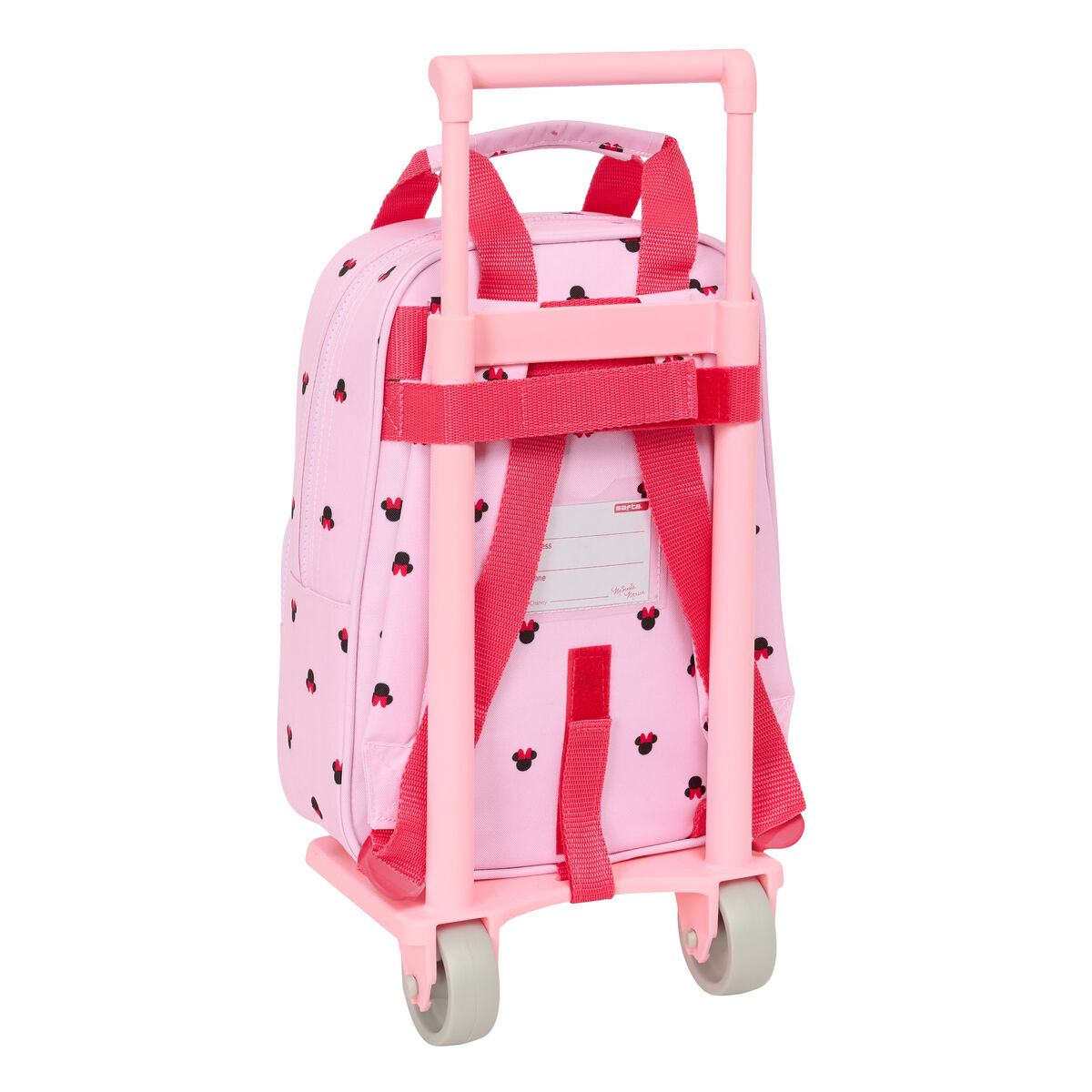 Ghiozdan cu Roți Minnie Mouse Naive Roz 20 x 28 x 8 cm