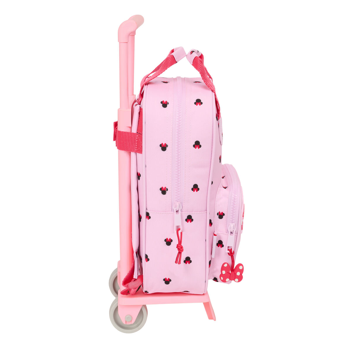 Ghiozdan cu Roți Minnie Mouse Naive Roz 20 x 28 x 8 cm