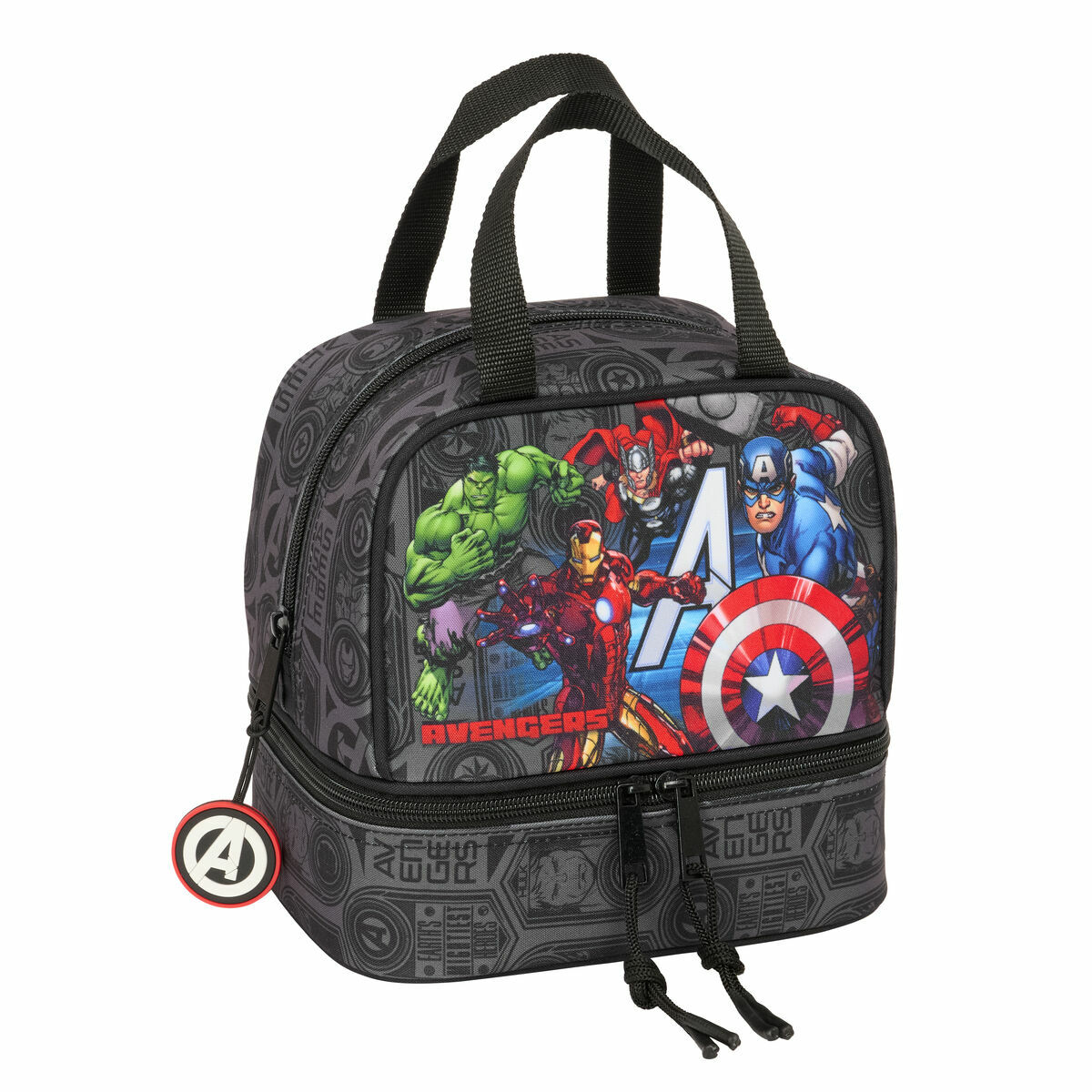 Cutie pentru prânz The Avengers Vendetta Negru 20 x 20 x 15 cm