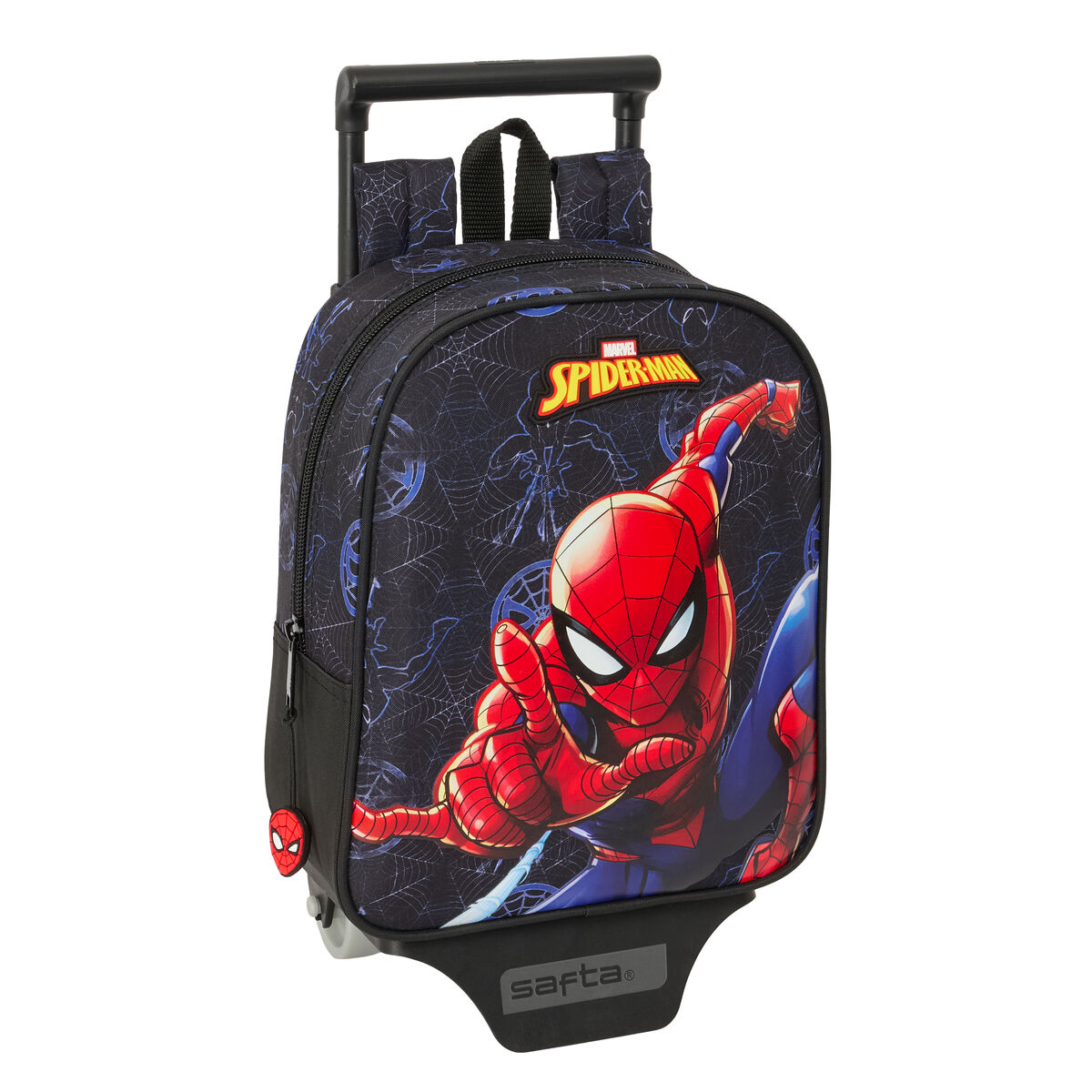 Ghiozdan cu Roți Spider-Man Attack Negru 22 x 27 x 10 cm