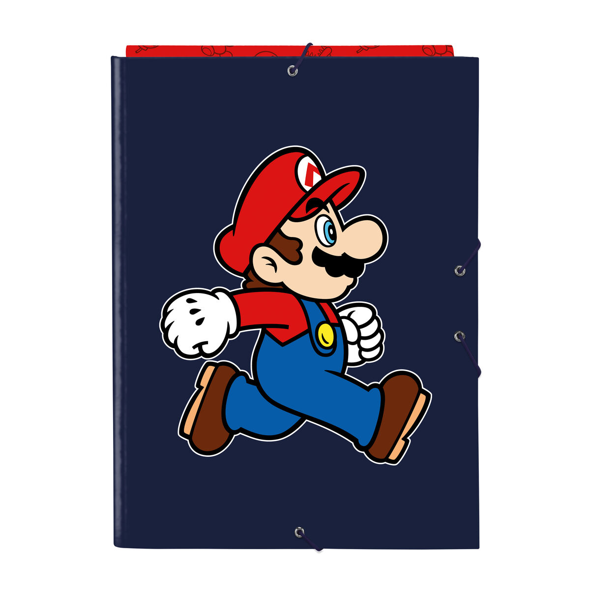 Biblioraft Super Mario Trick Roșu Albastru închis A4 26 x 33.5 x 2.5 cm