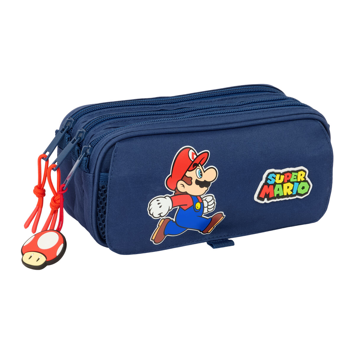 Penar triplu Super Mario Trick Roșu Albastru închis 21,5 x 10 x 8 cm