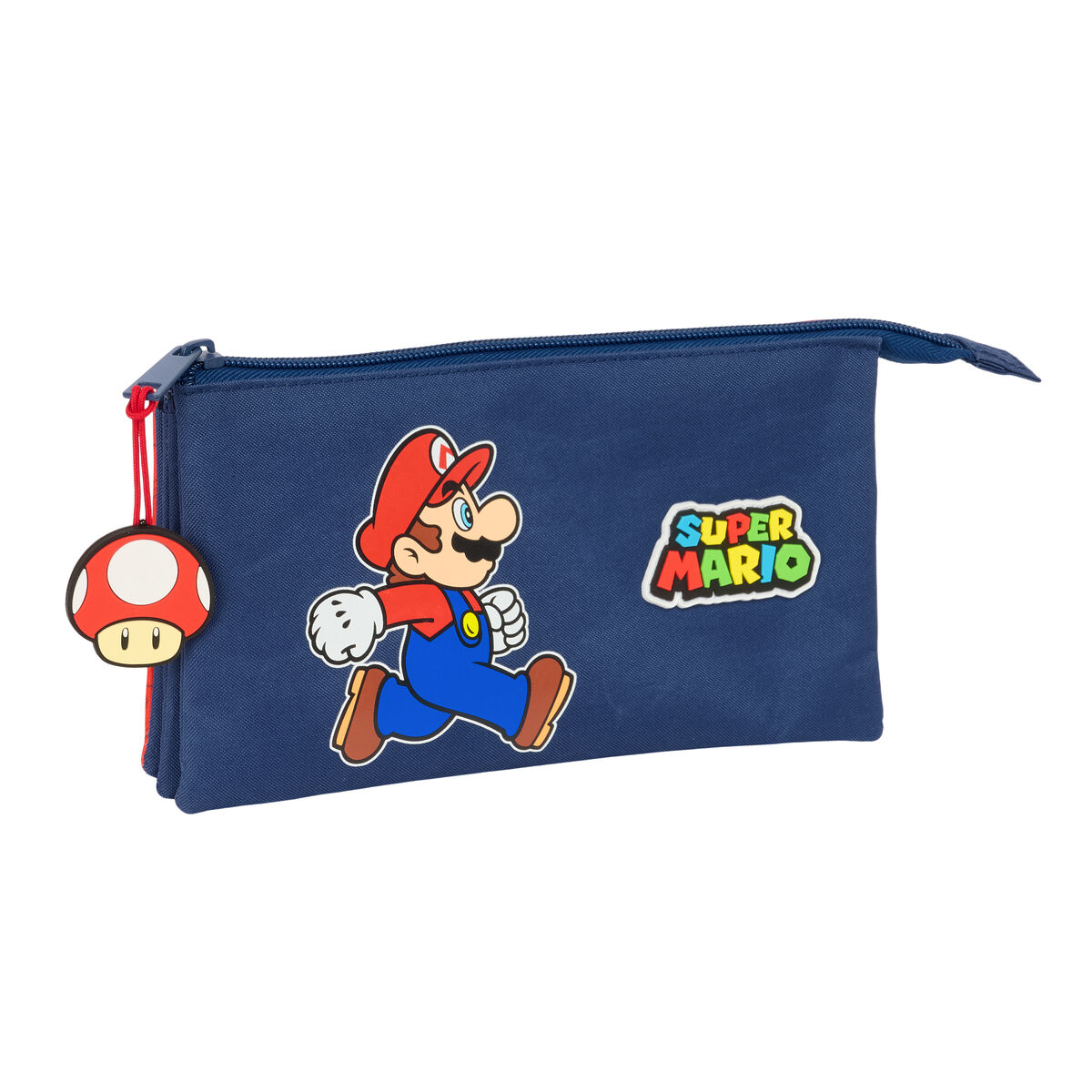 Penar triplu Super Mario Trick Roșu Albastru închis 22 x 12 x 3 cm