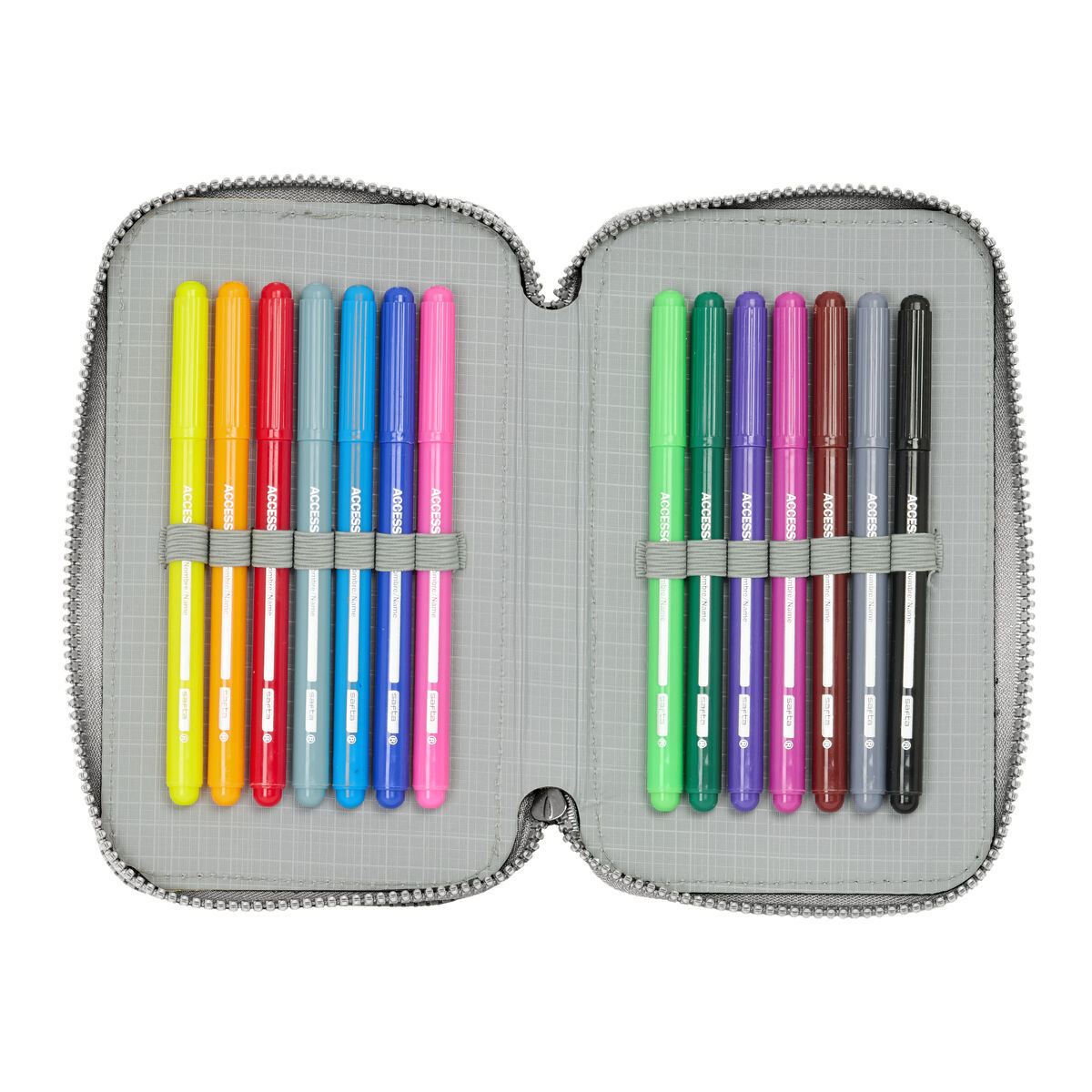 Creion dublu Batman Game over Negru 12.5 x 19.5 x 4 cm Creion dublu 29 Piese