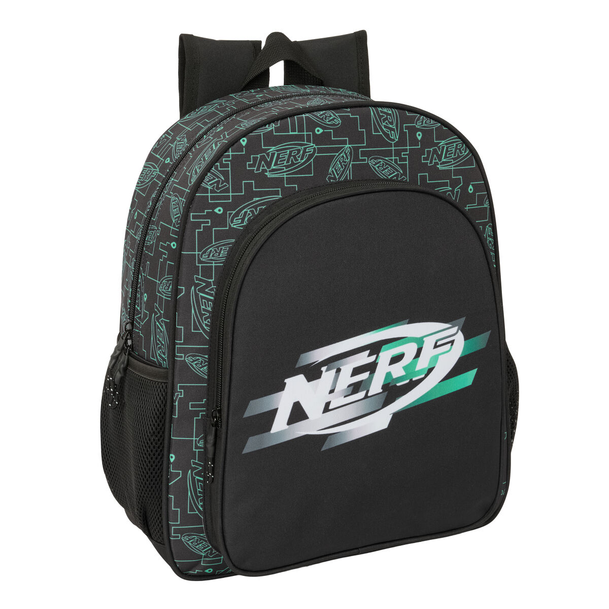 Ghiozdan Nerf Game Negru 32 x 38 x 12 cm