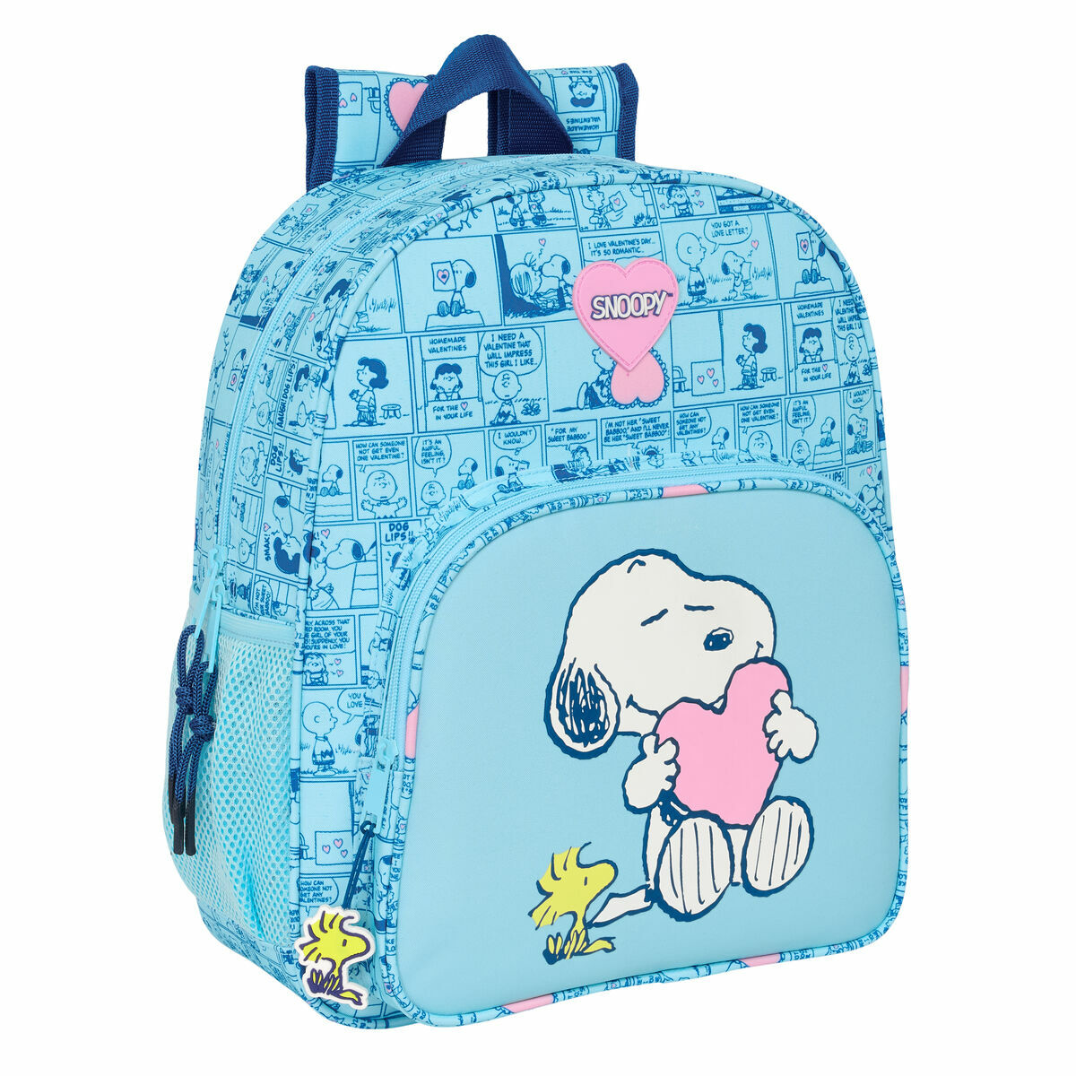 Ghiozdan Snoopy Love Albastru 32 x 38 x 12 cm