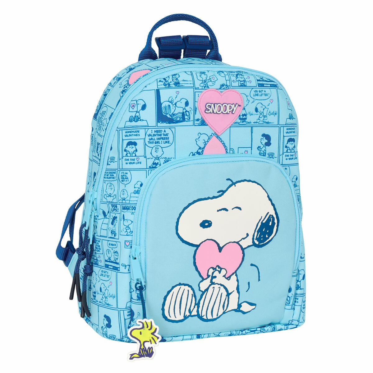 Rucsac Casual Snoopy Love Albastru deschis 25 x 30 x 13 cm
