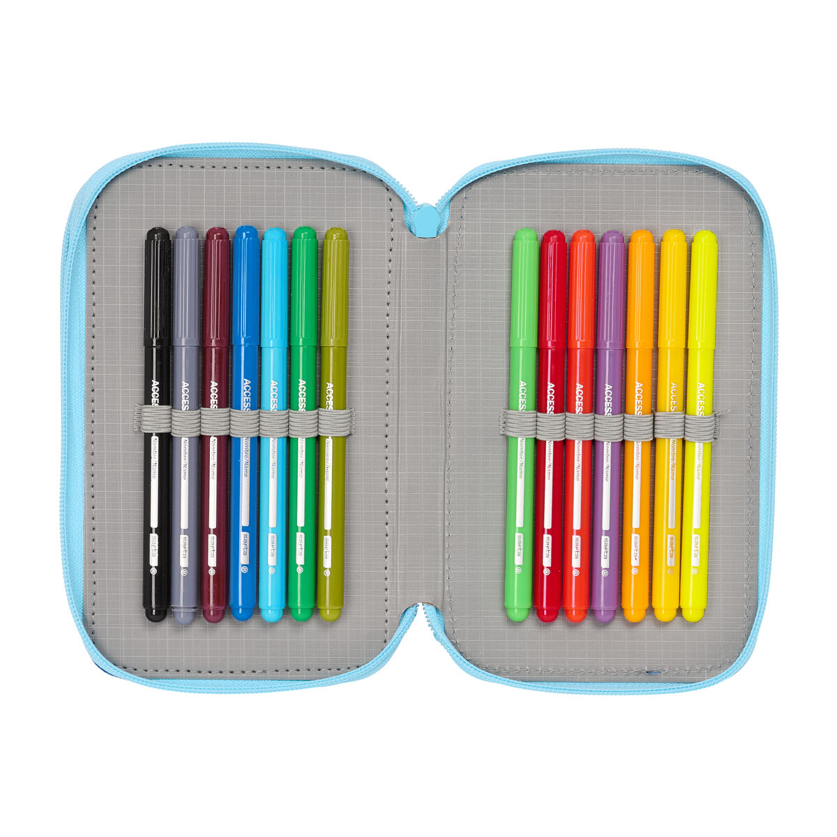 Penar cu Accesorii Snoopy Love Albastru 12,5 x 19,5 x 5,5 cm 37 Piese