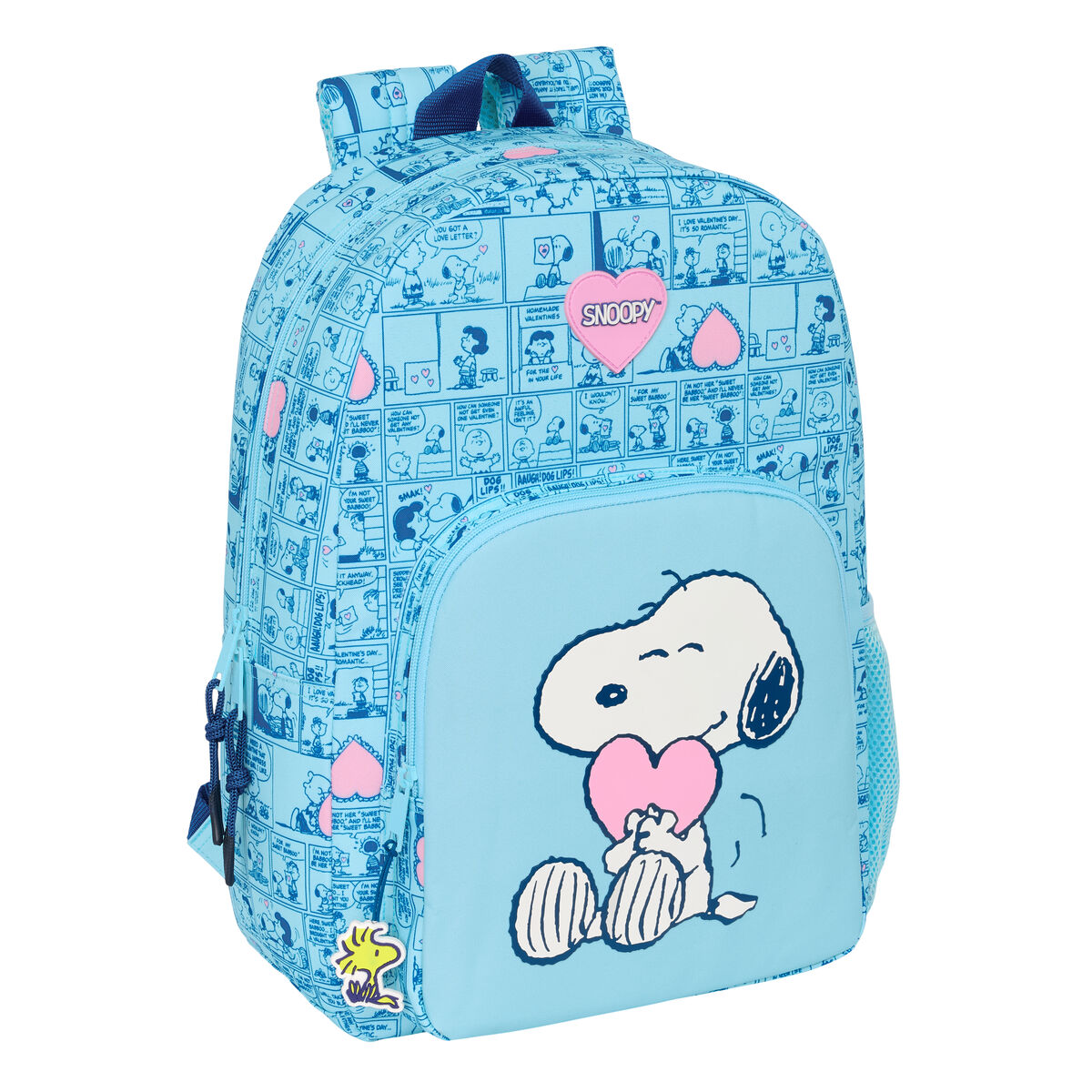 Ghiozdan Snoopy Love Albastru 30 x 46 x 14 cm