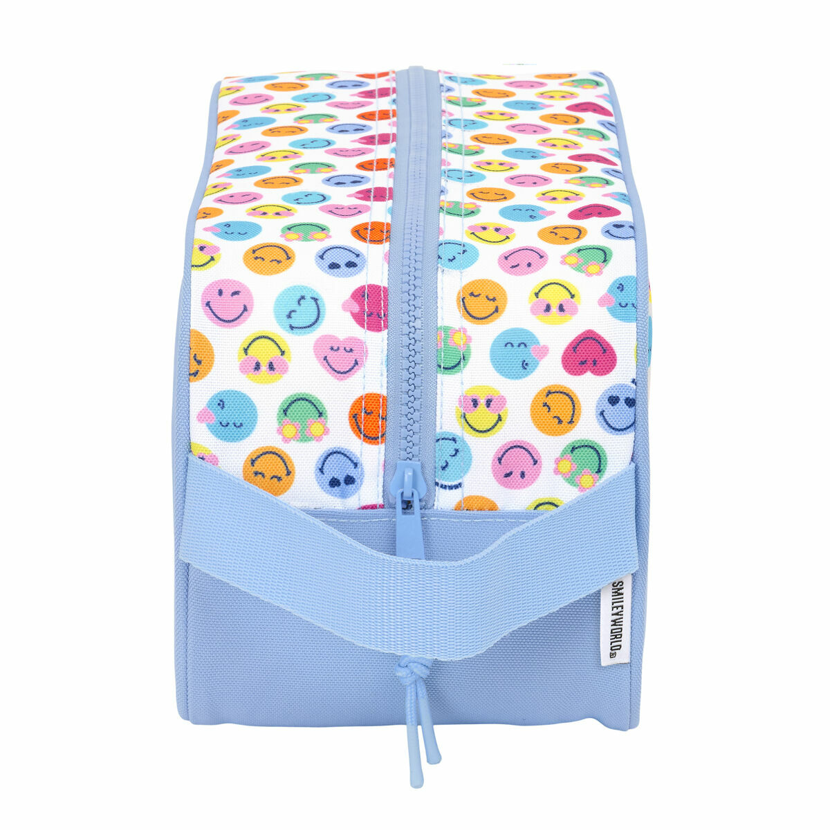 Geantă pentru Încălțăminte de Voiaj Smiley Joyful Multicolor Albastru deschis 29 x 15 x 14 cm