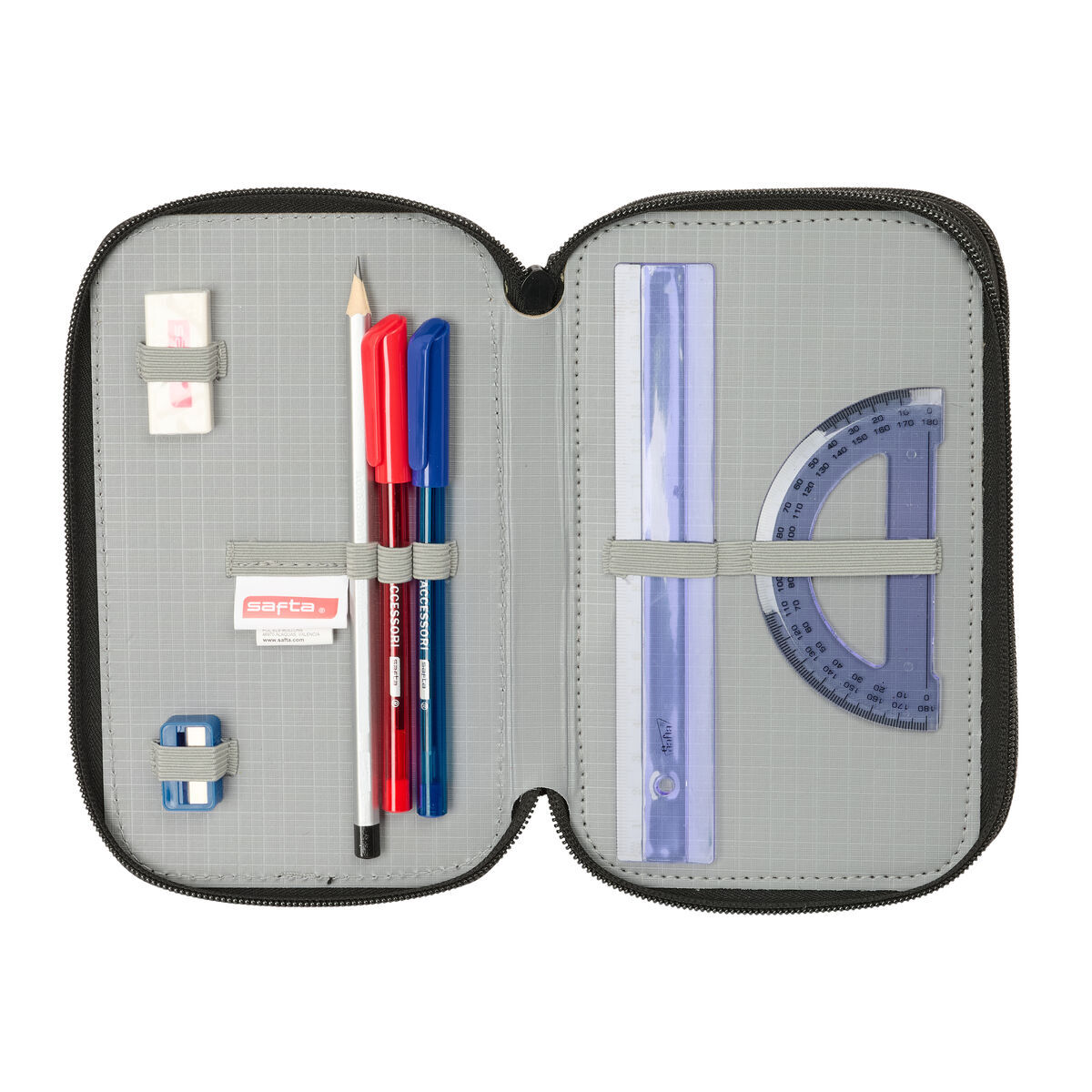 Penar Triplu Safta Urban style Albastru Gri 12,5 x 19,5 x 5,5 cm 37 Piese