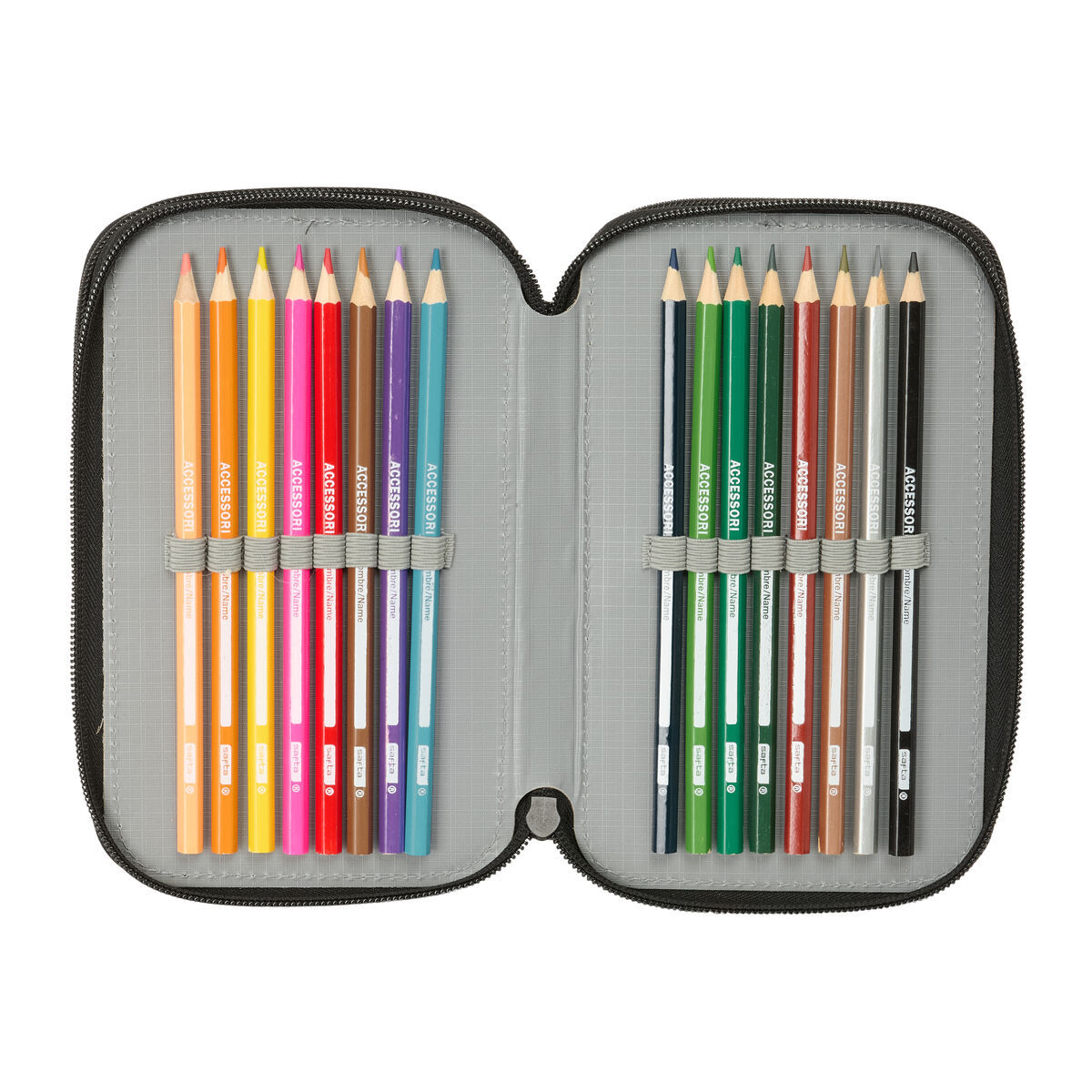 Penar Triplu Safta Urban style Albastru Gri 12,5 x 19,5 x 5,5 cm 37 Piese