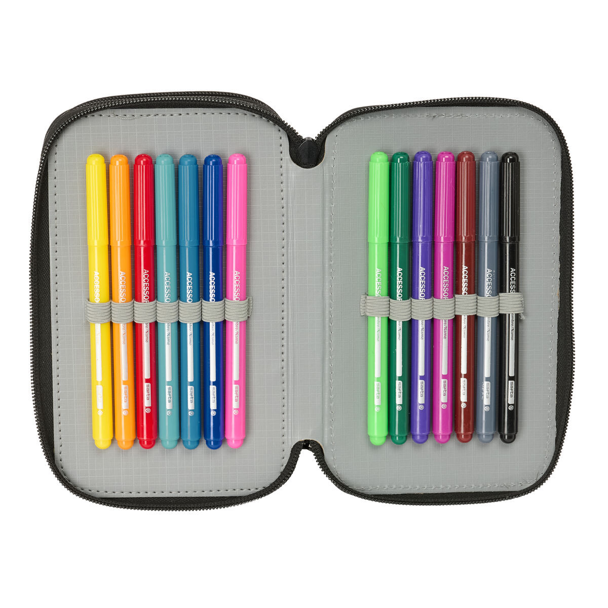 Penar Triplu Safta Urban style Albastru Gri 12,5 x 19,5 x 5,5 cm 37 Piese