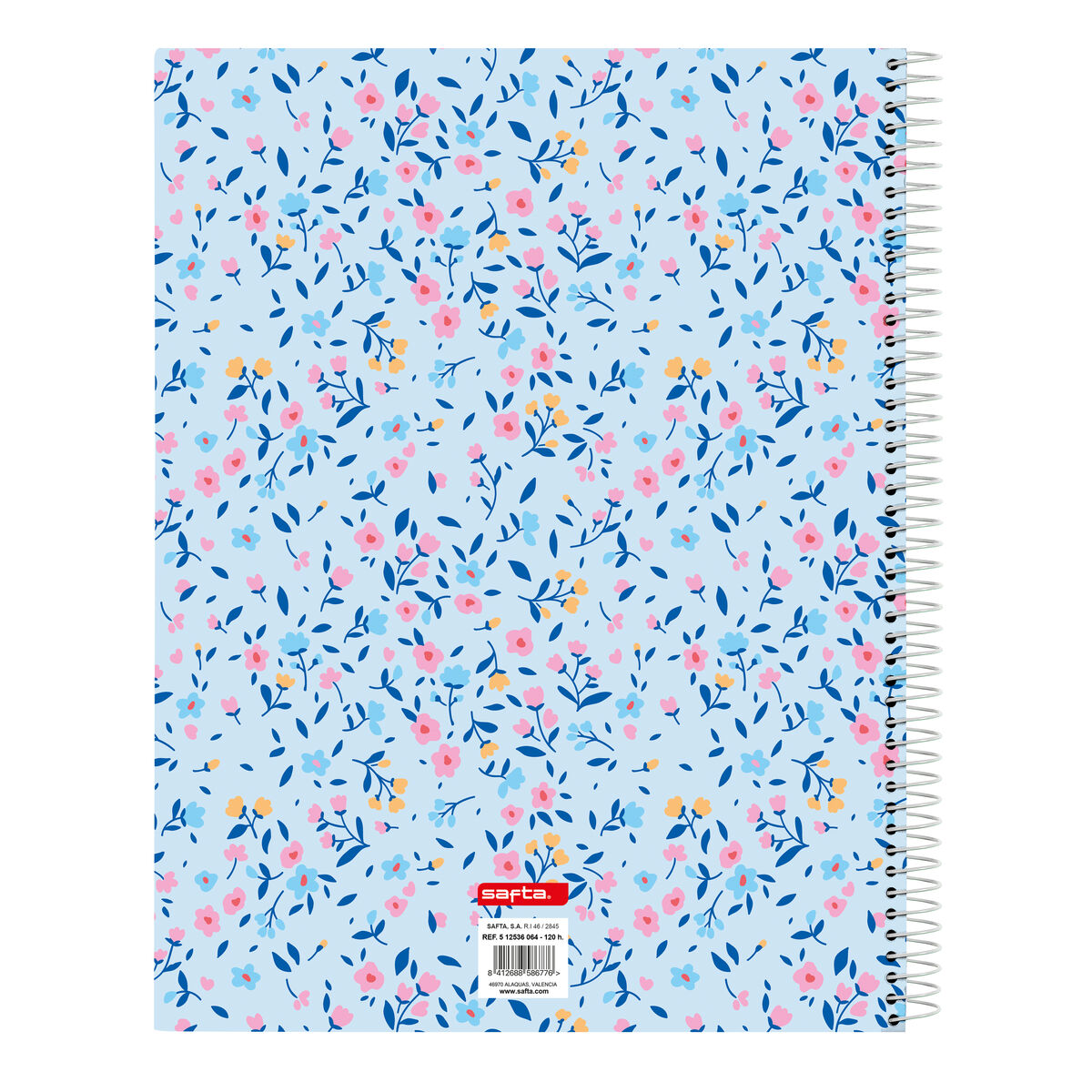 Notebook Vicky Martín Berrocal Paraíso Albastru Roz A4 120 Frunze