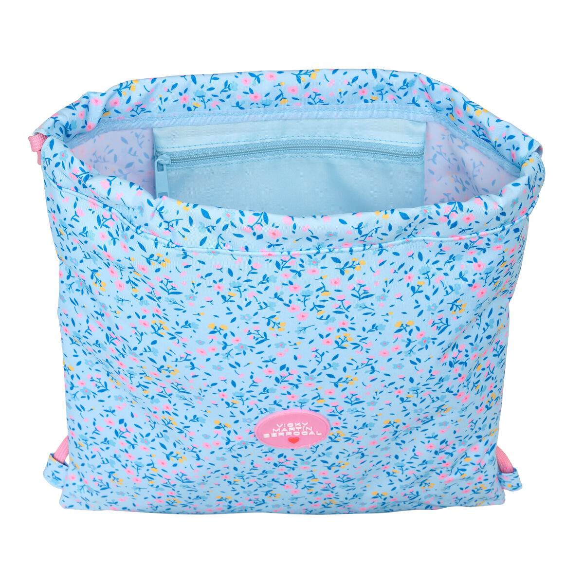 Geantă Rucsac cu Bretele Vicky Martín Berrocal Paraíso Albastru Roz 35 x 40 x 1 cm