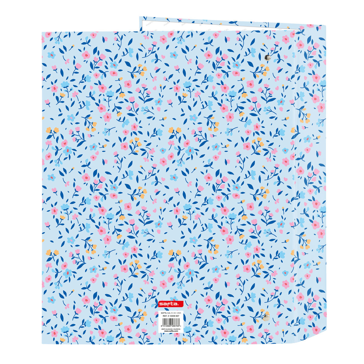 Biblioraft Vicky Martín Berrocal Paraíso Albastru Roz A4 27 x 33 x 6 cm