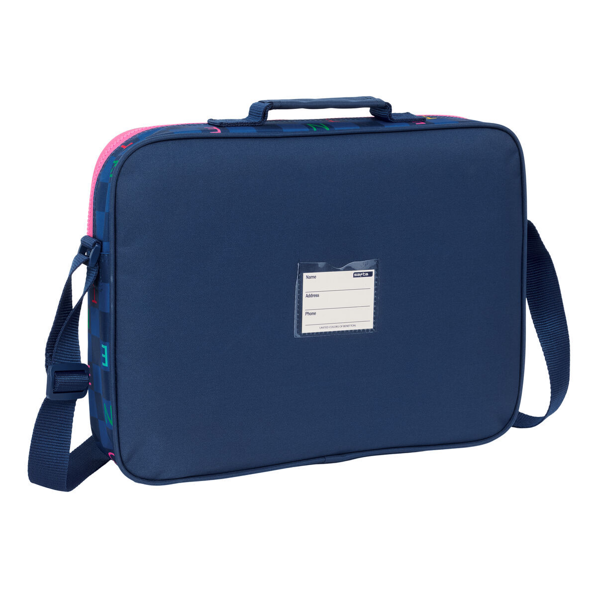 Ghiozdan Benetton Damero Bleumarin 38 x 28 x 6 cm