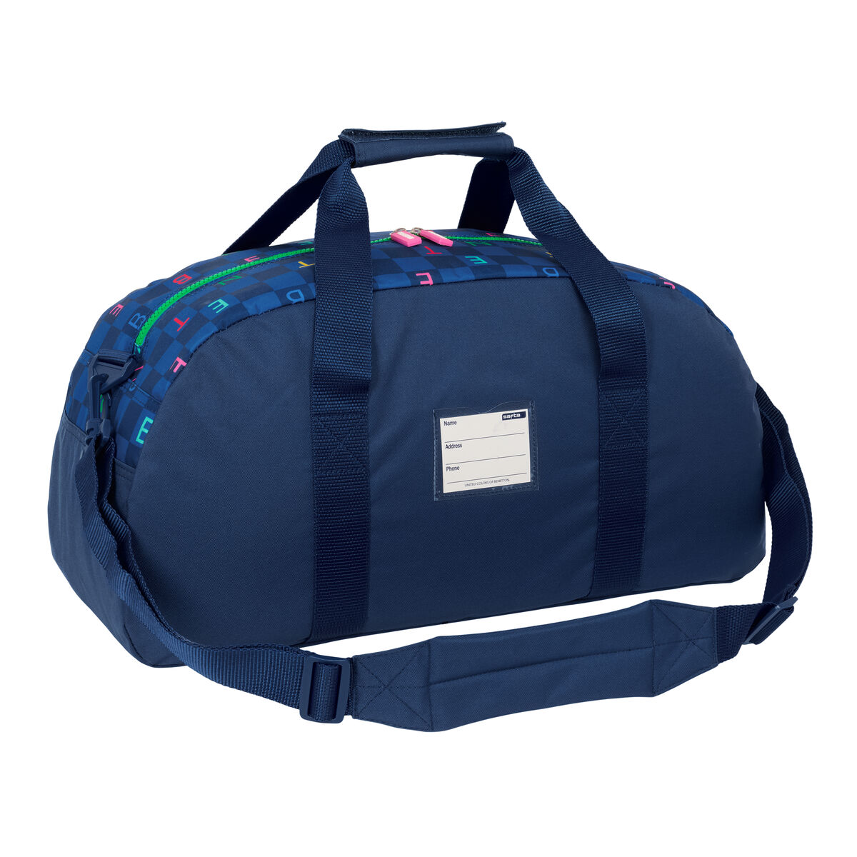 Geantă de Sport Benetton Damero Bleumarin 50 x 26 x 20 cm