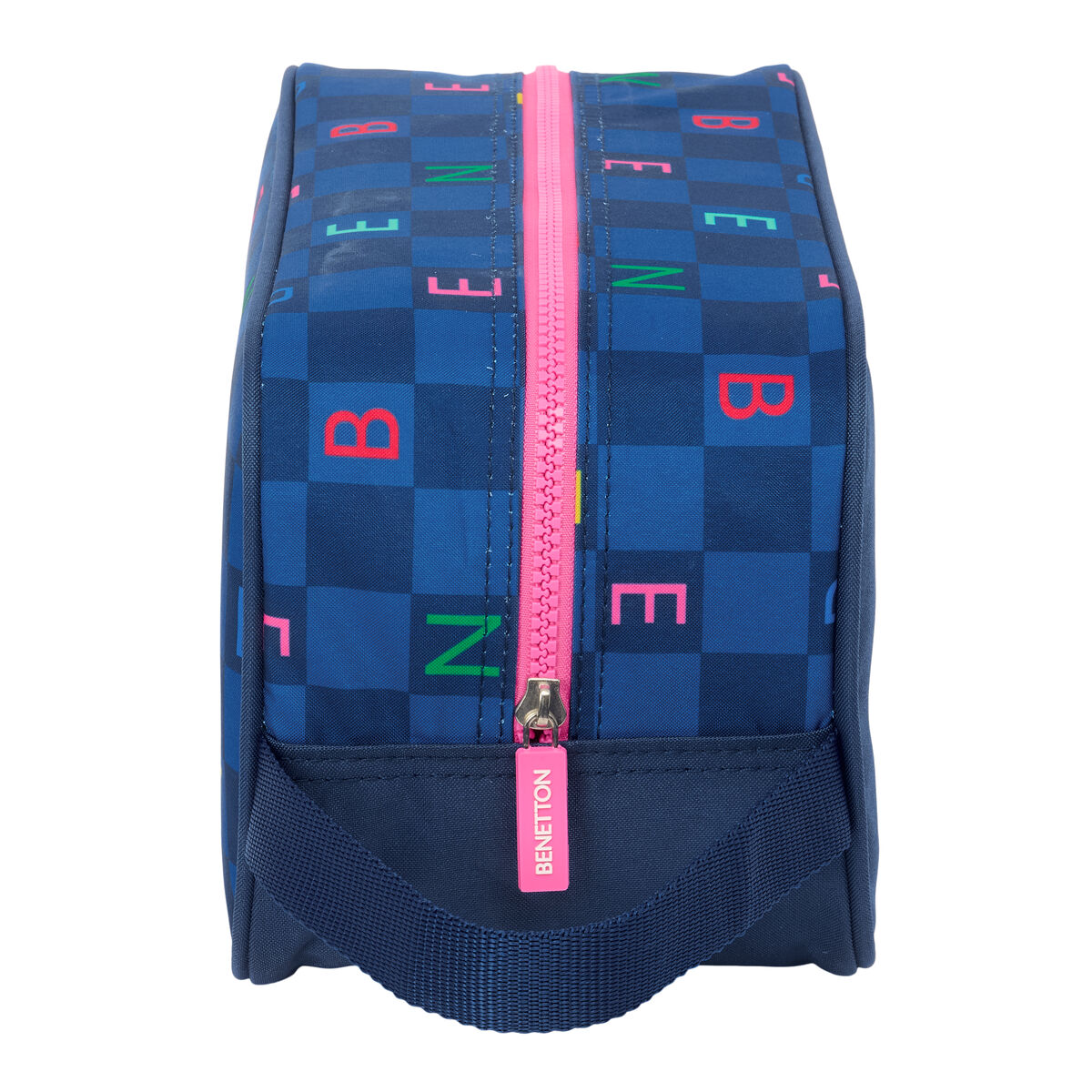 Geantă pentru Încălțăminte de Voiaj Benetton Damero Bleumarin 29 x 15 x 14 cm