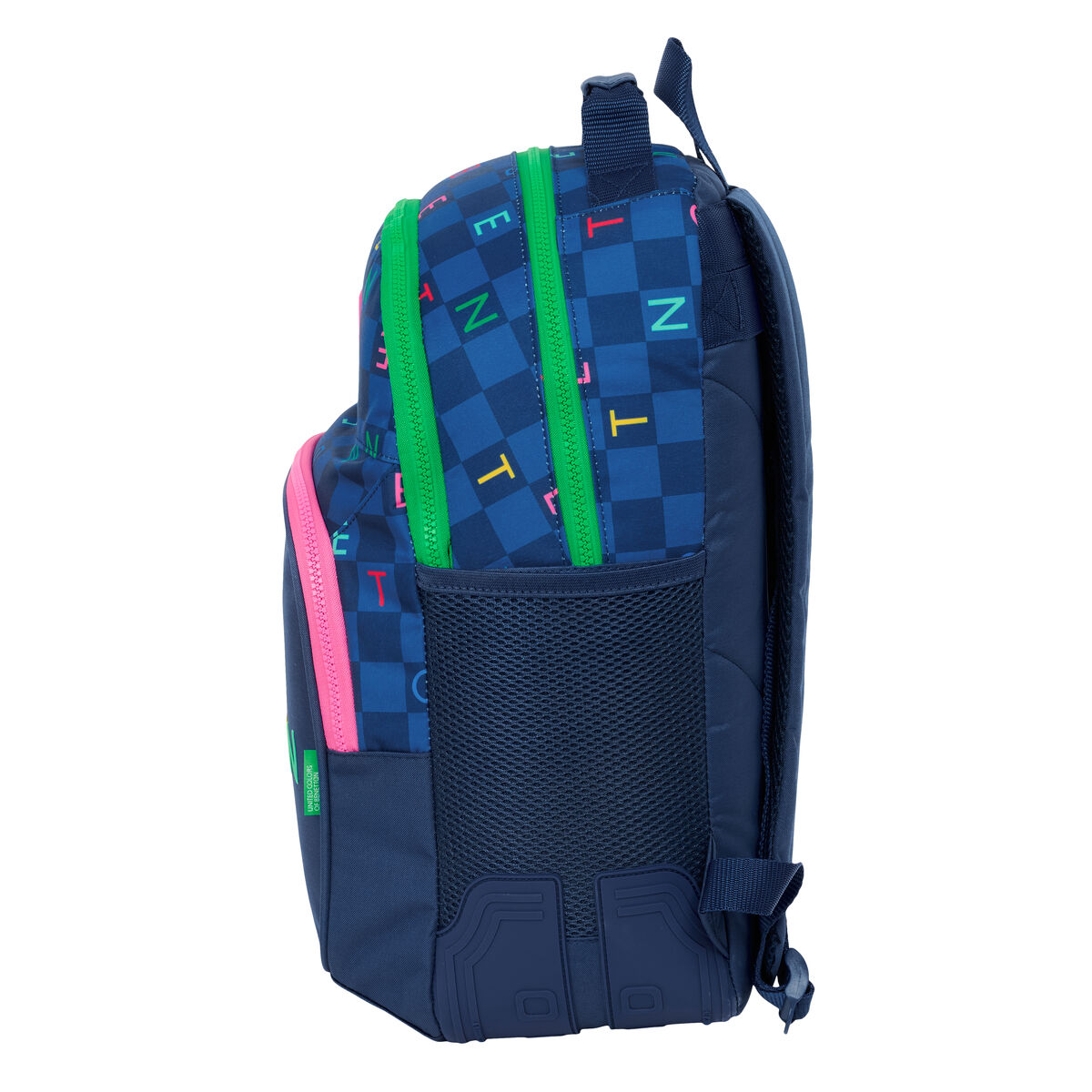 Ghiozdan Benetton Damero Bleumarin 32 x 42 x 15 cm