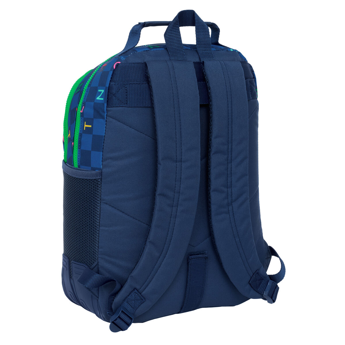 Ghiozdan Benetton Damero Bleumarin 32 x 42 x 15 cm