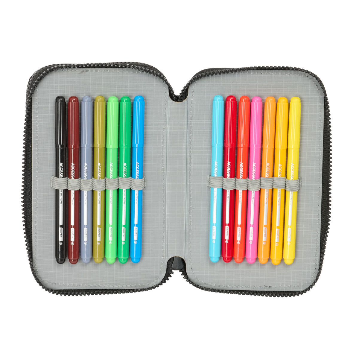 Penar cu Accesorii Munich Topo Negru 12.5 x 19.5 x 4 cm 29 Piese