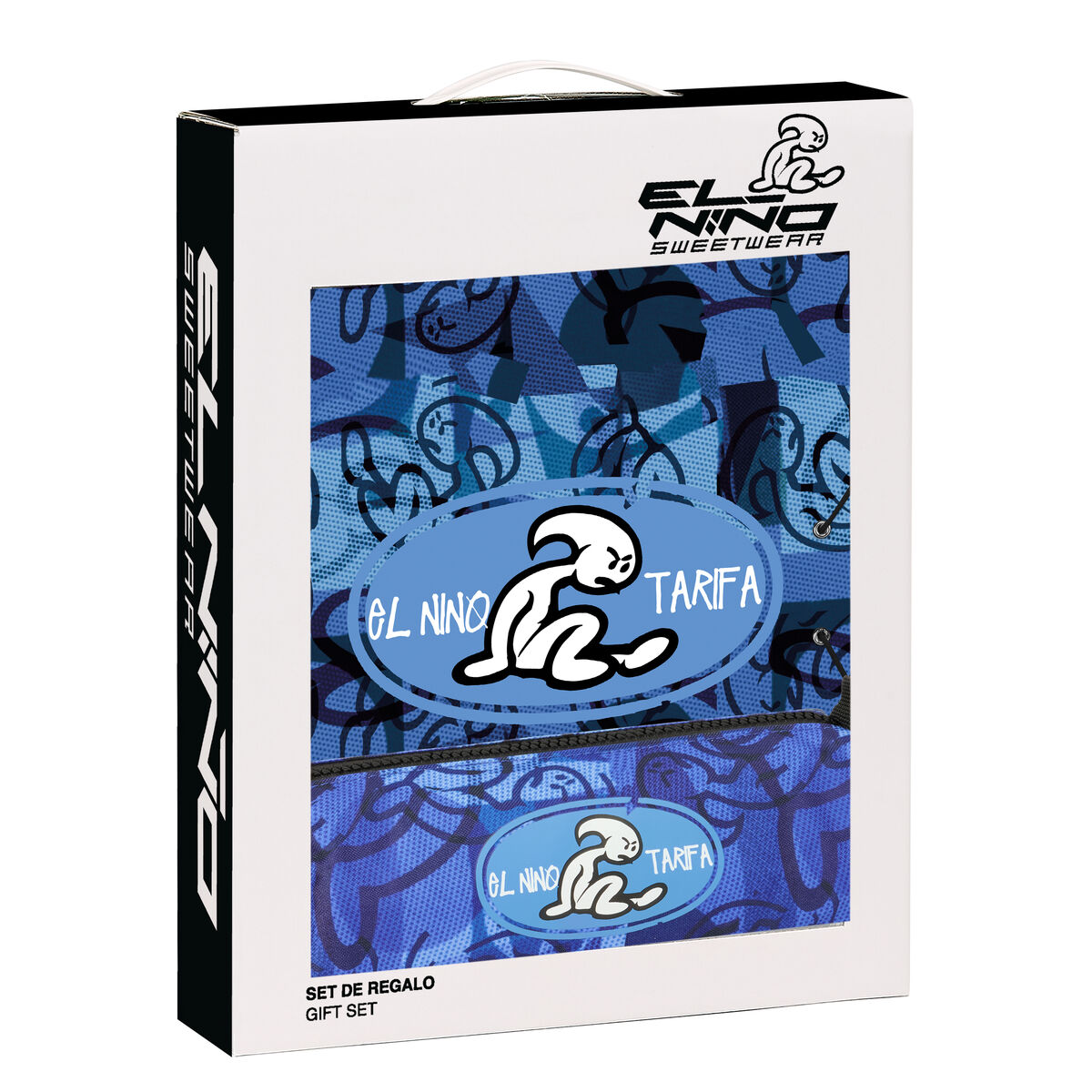 Set Cadou El Niño Roller Albastru Negru 2 Piese