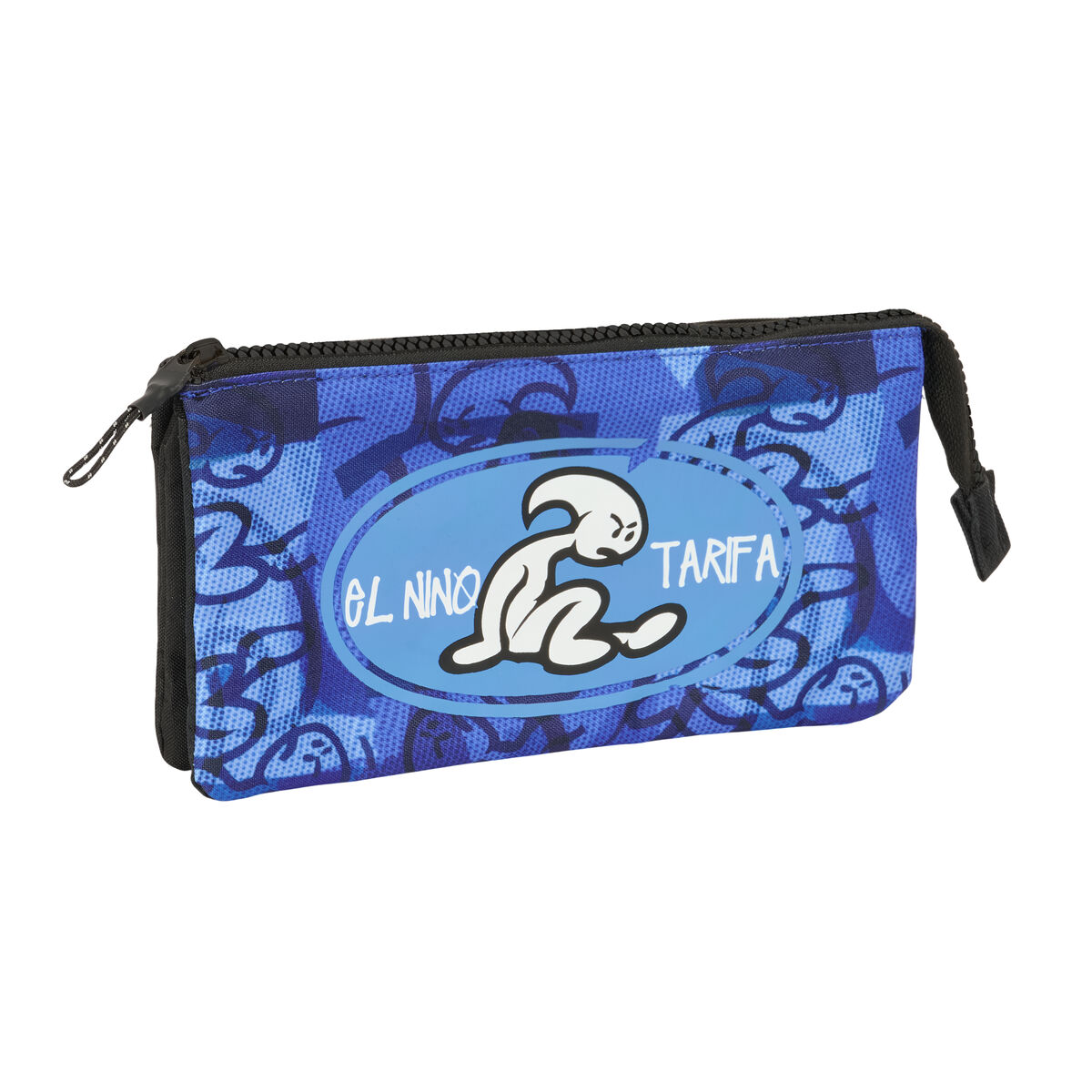 Penar triplu El Niño Roller Albastru Negru 22 x 12 x 3 cm