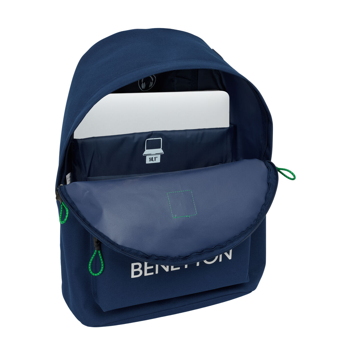 Rucsac pentru Laptop Benetton benetton Bleumarin 31 x 41 x 16 cm
