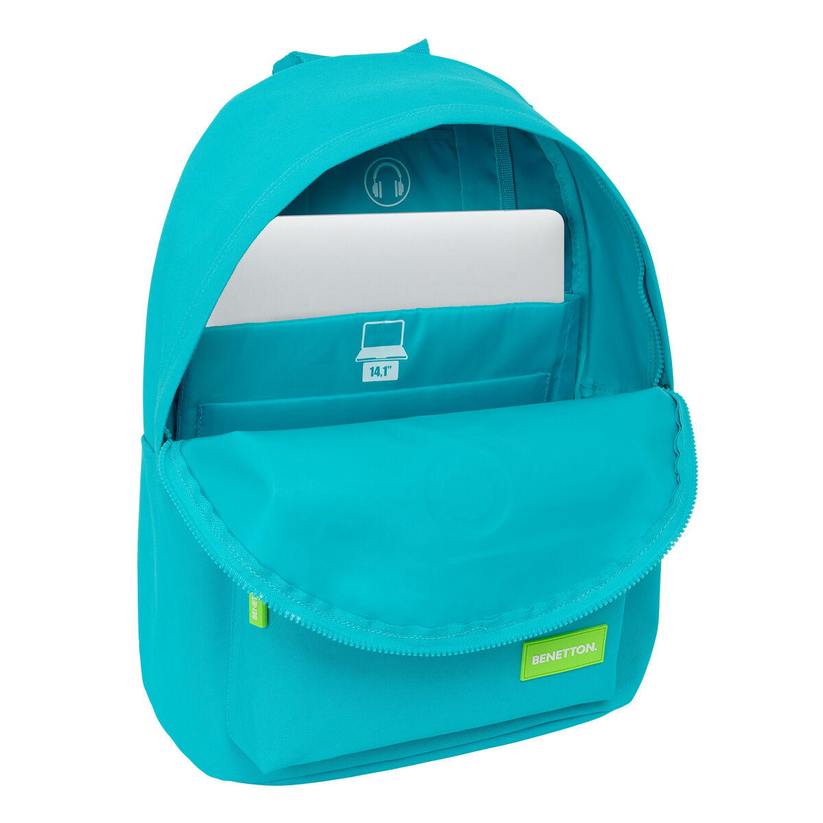 Rucsac pentru Laptop Benetton benetton Albastru 31 x 41 x 16 cm