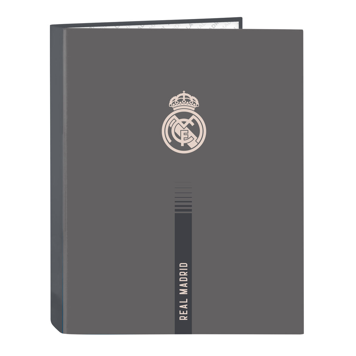 Biblioraft Real Madrid C.F. Gri A4 26.5 x 33 x 4 cm