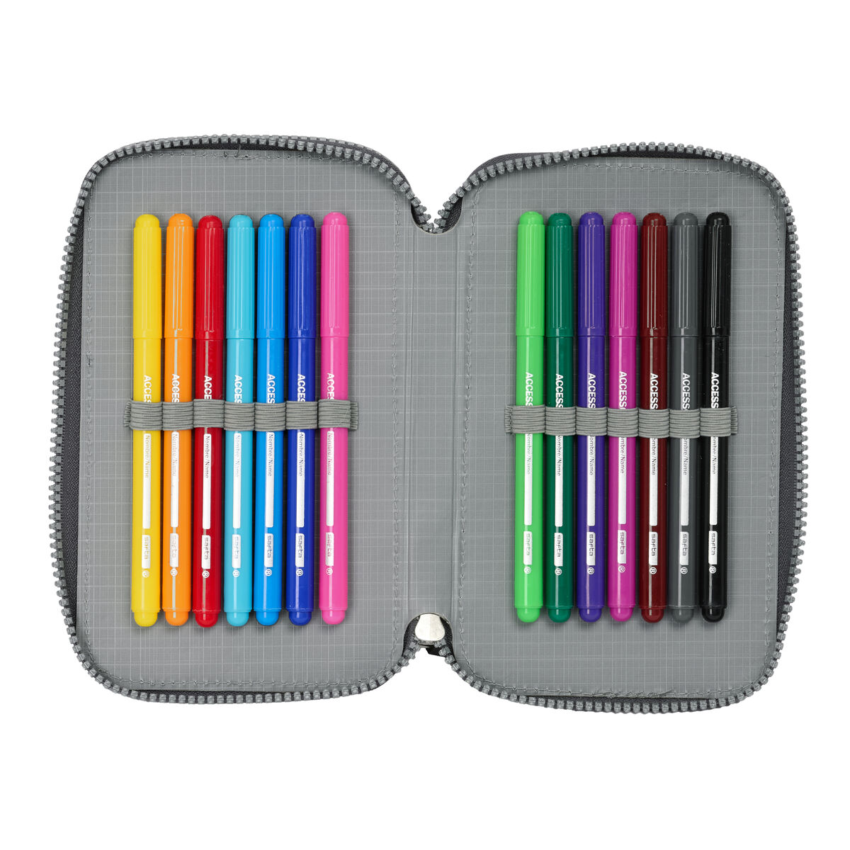 Geantă Universală Real Madrid C.F. Gri 12.5 x 19.5 x 4 cm 29 Piese