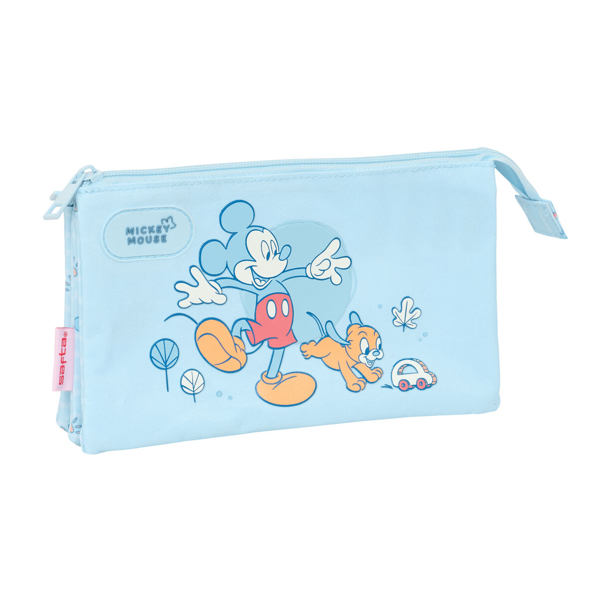 Penar triplu Mickey Mouse Clubhouse Baby Albastru deschis 22 x 12 x 3 cm