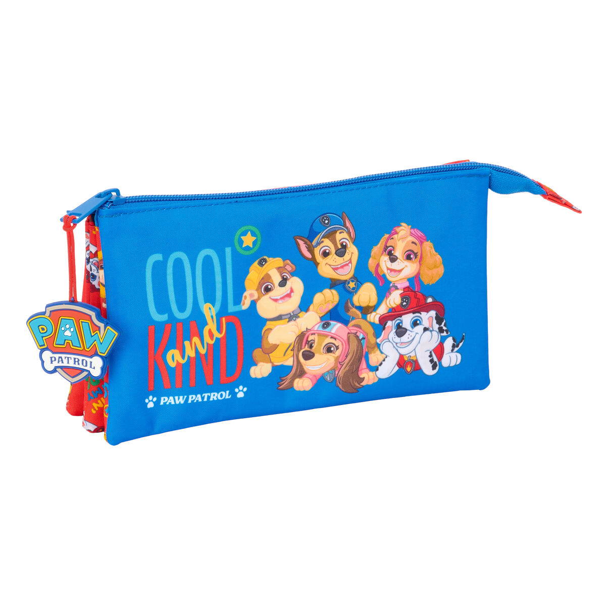 Penar triplu The Paw Patrol Cool Albastru Roșu 22 x 12 x 3 cm