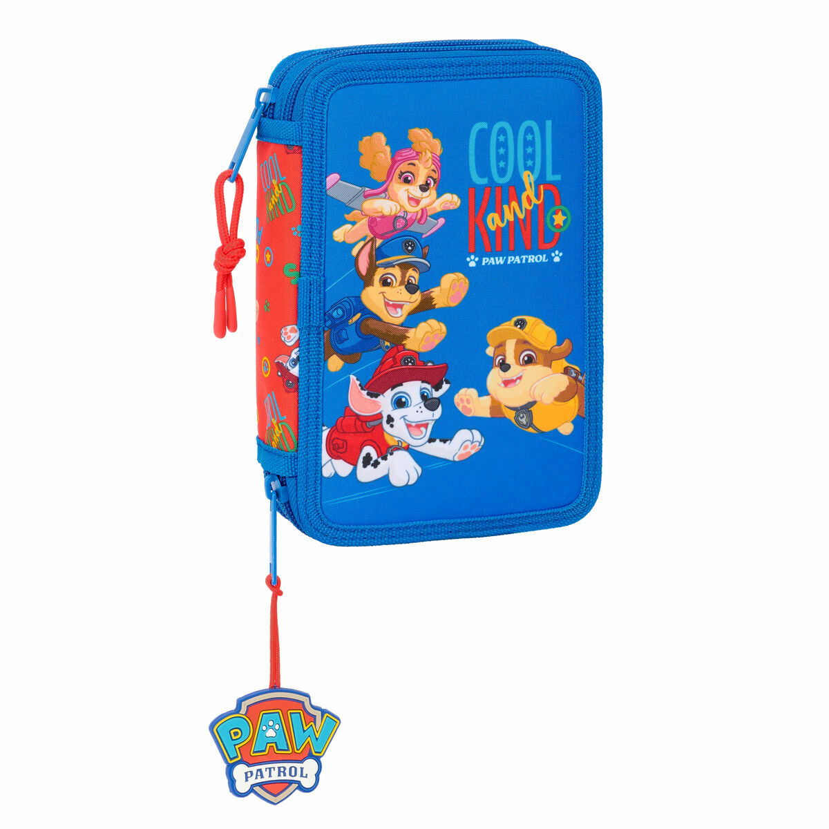 Creion dublu The Paw Patrol Cool Albastru Roșu 12.5 x 19.5 x 4 cm 29 Piese