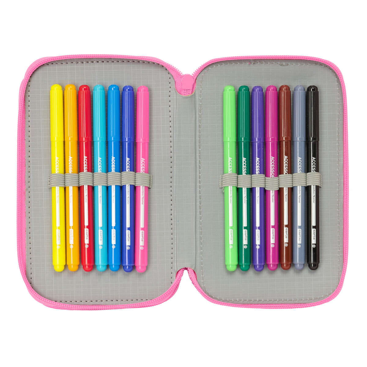 Penar Triplu Gabby's Dollhouse Confetti Roz Turquoise 12,5 x 19,5 x 5,5 cm 37 Piese