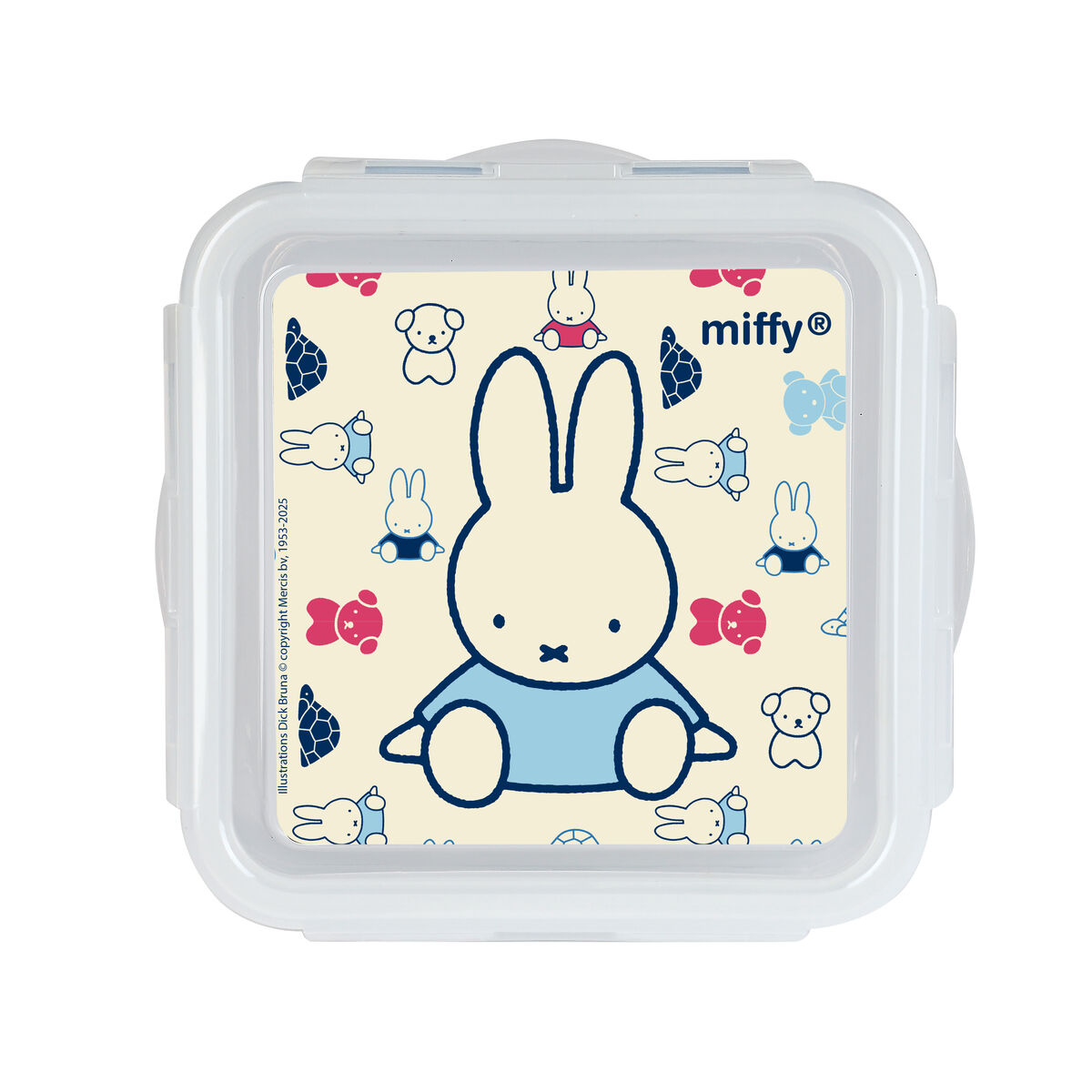 Cutie pentru Prânz Miffy Buddy Bej Poliester 13 x 7.5 x 13 cm