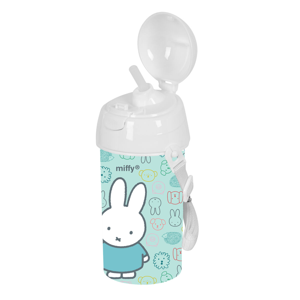 Sticlă de apă Miffy Friends Albastru PVC 500 ml